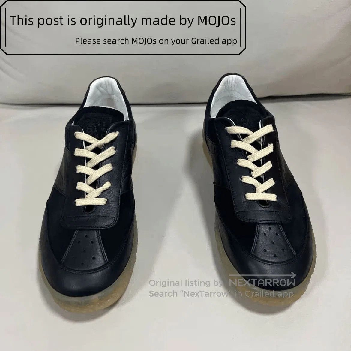 Maison Margiela Sz 42 Maison Margiela MM6 Bubber Bottom Black Trainner. Size US 9 / EU 42 - 2 Thumbnail