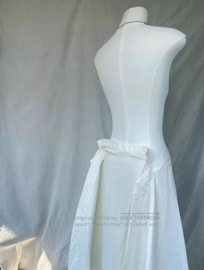 Junya Watanabe Junya Watanabe size XS White Fish Tail Skirt Size 23" - 2 Thumbnail