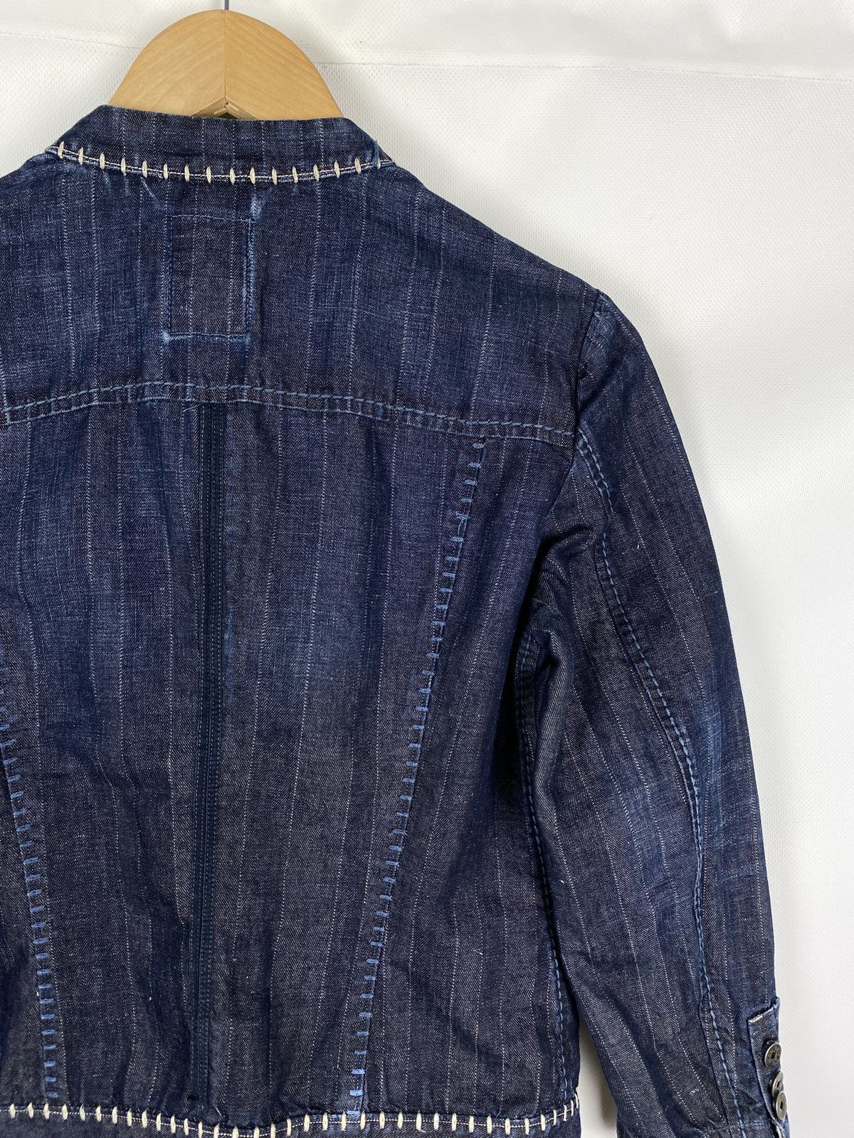 Marithe + Francois Girbaud Marithe Francois Girbaud vintage ladies light denim jacket Size M / US 6-8 / IT 42-44 - 16 Thumbnail