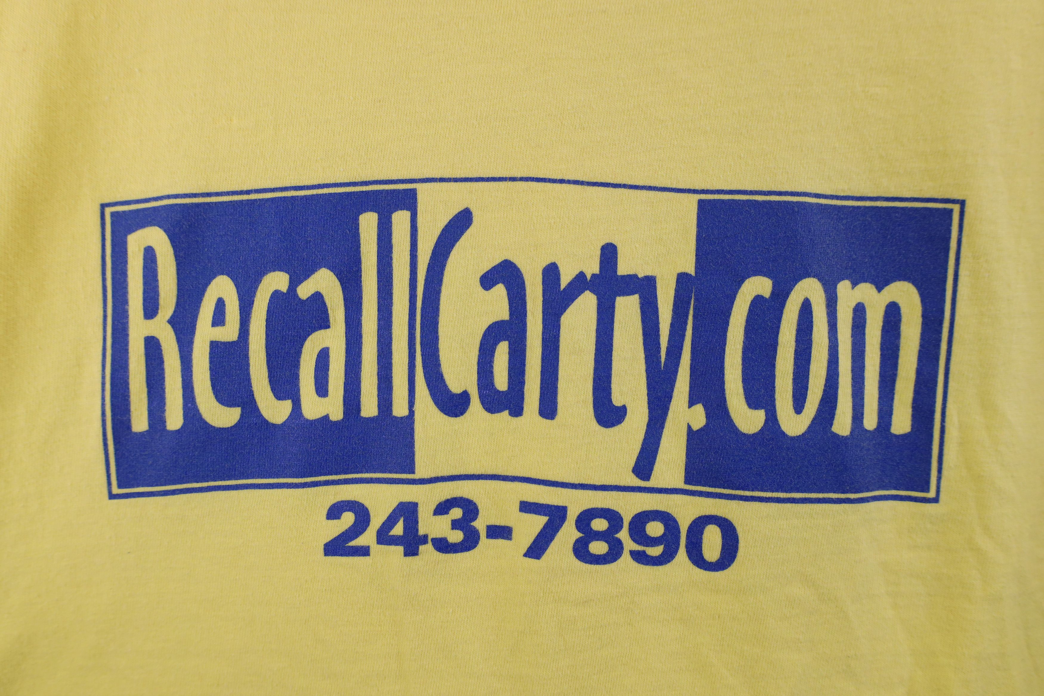 Vintage Vintage Y2K Finkbeiner Toledo Ohio Mayor T-Shirt Yellow Size US XL / EU 56 / 4 - 8 Thumbnail