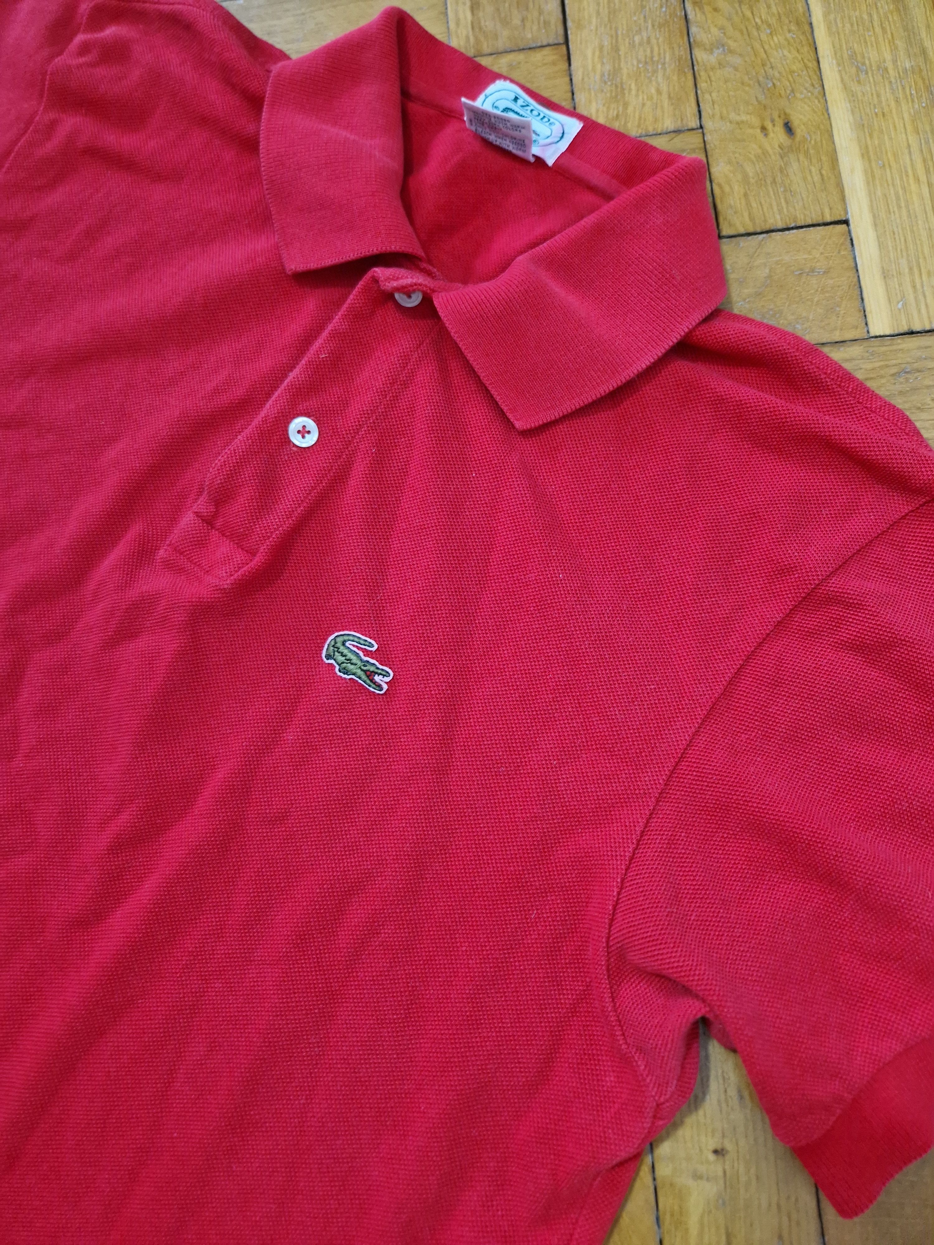 Lacoste Lacoste Izod Made in USA vintage red polo Size US S / EU 44-46 / 1 - 3 Thumbnail