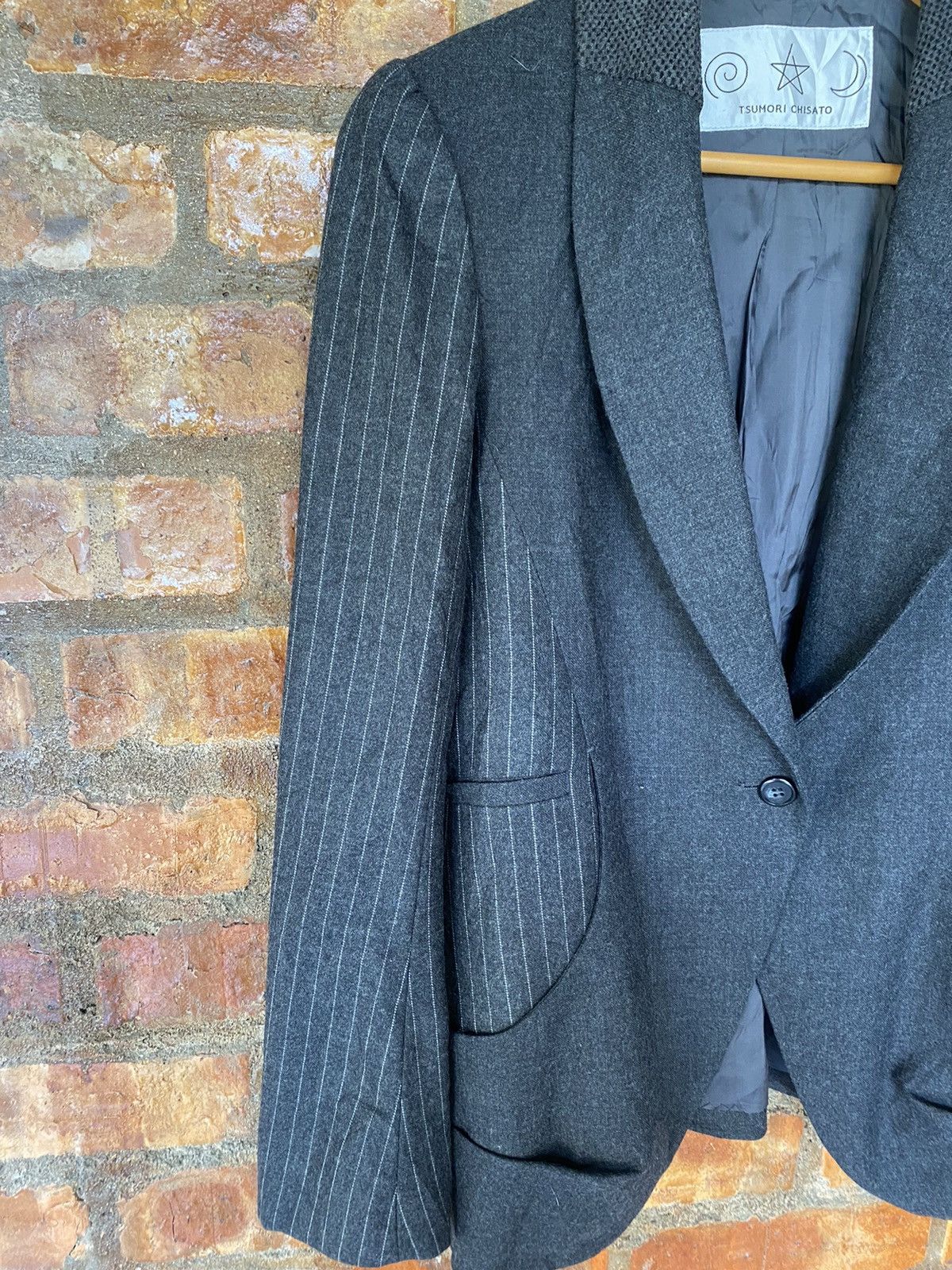 Issey Miyake × Tsumori Chisato Vampire Multipocket Stripes sleeve Blazer light jacket Size M / US 6-8 / IT 42-44 - 6 Thumbnail