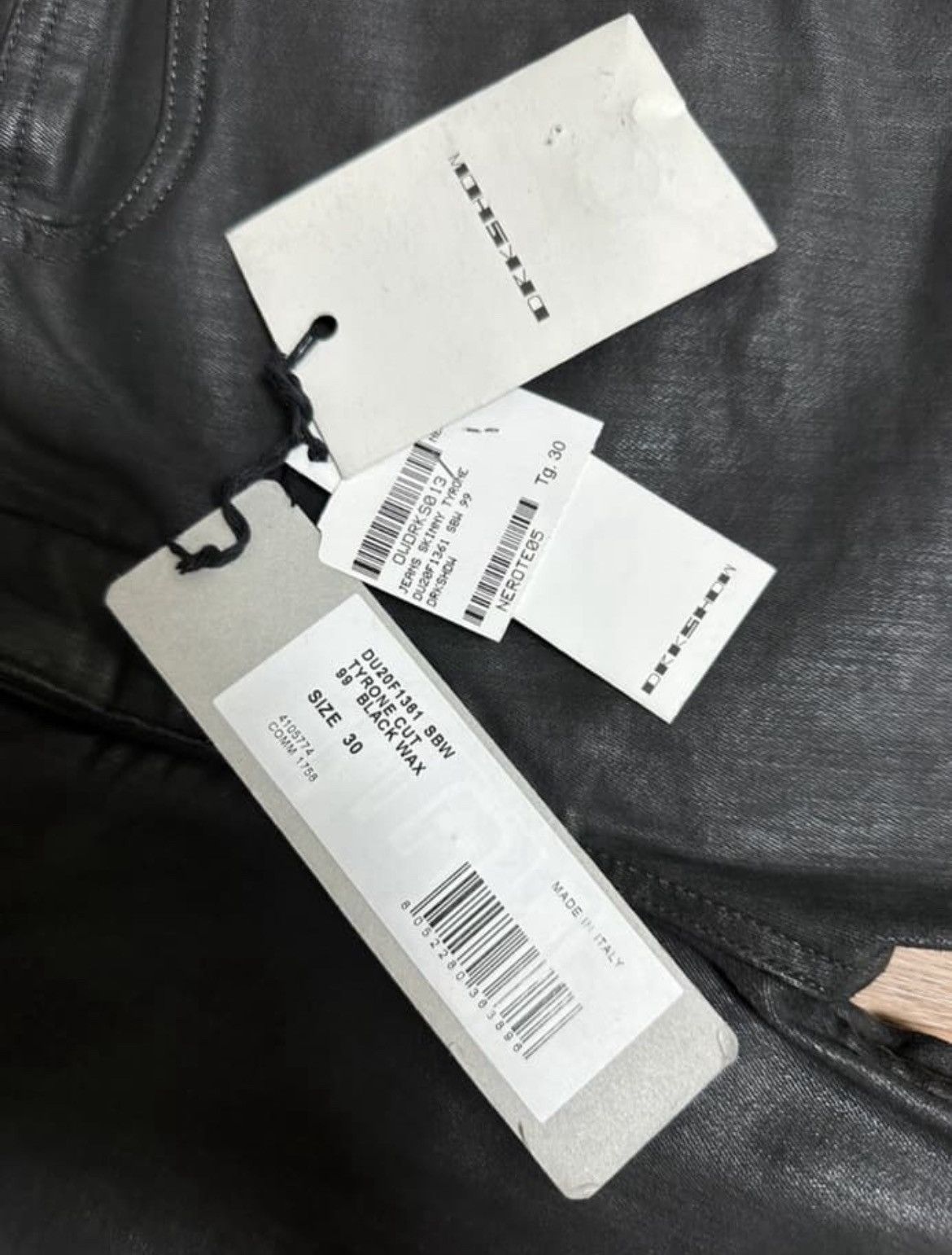 Rick Owens Drkshdw Rick owens Drkshdw 20FW Tyrone SBW jeans Size US 30 / EU 46 - 4 Thumbnail