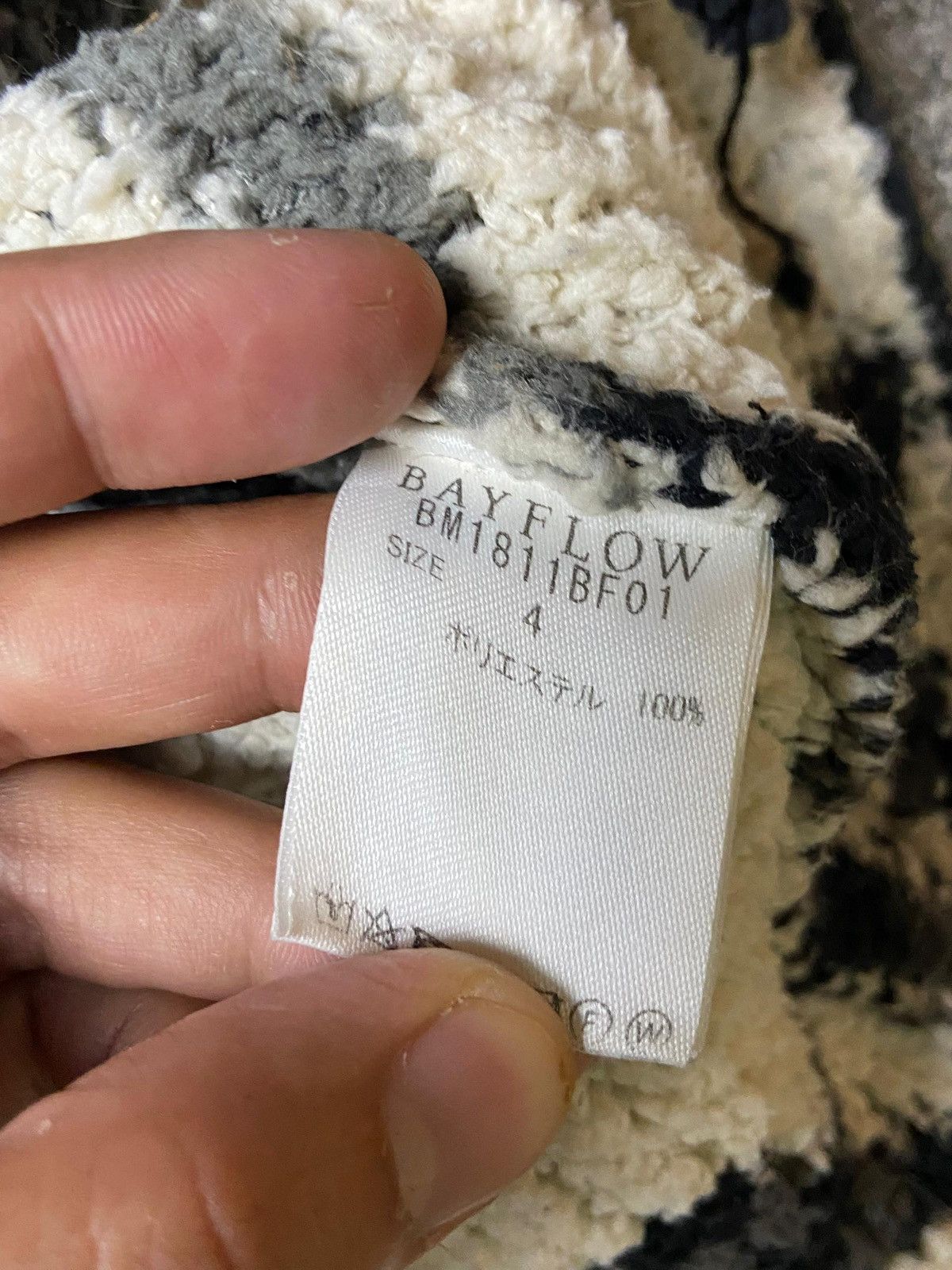 Japanese Brand × Vintage BAYFLOW Brand Shaggy Native Cardigan (125) Size US XS / EU 42 / 0 - 7 Thumbnail