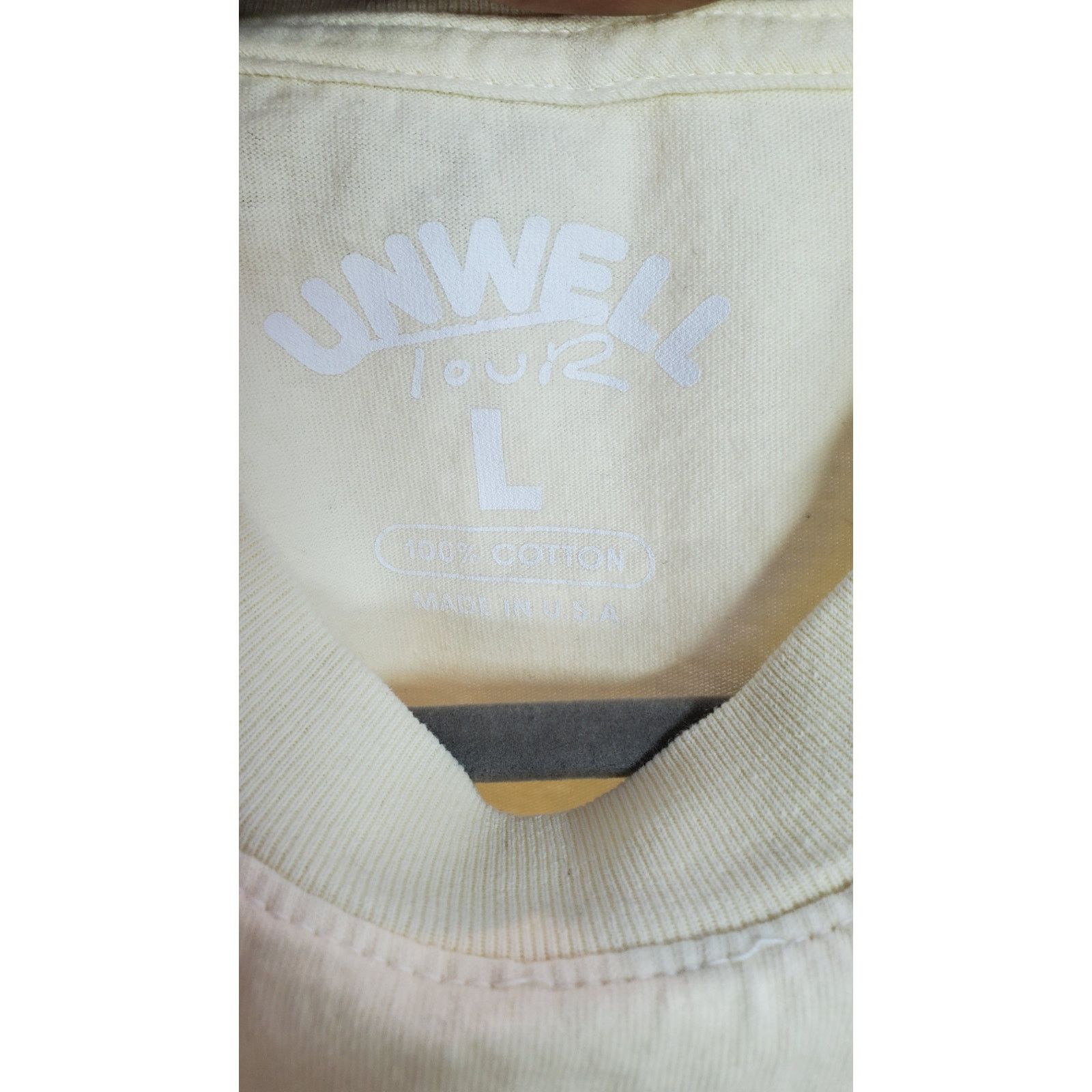 Other Unwell Tour Alex Cooper Graphic Tee Yellow Cotton L Size US L / EU 52-54 / 3 - 5 Thumbnail
