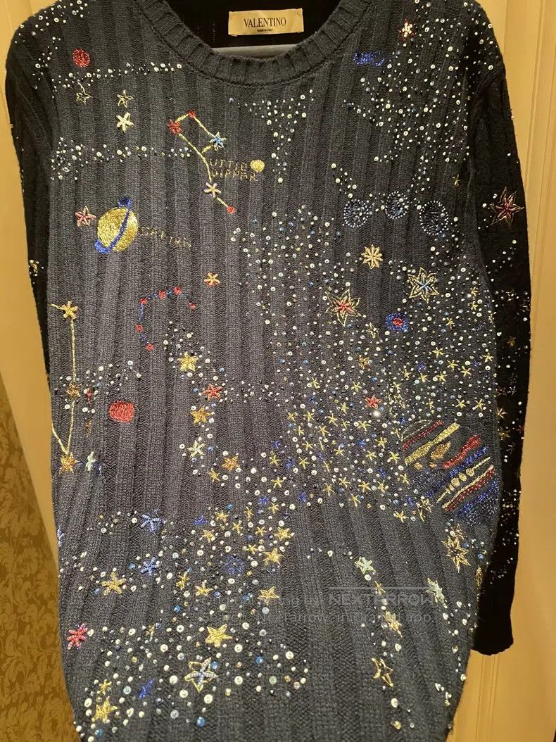 Valentino Valentino Galaxy heavy work sweater Size S / US 4 / IT 40 - 3 Thumbnail