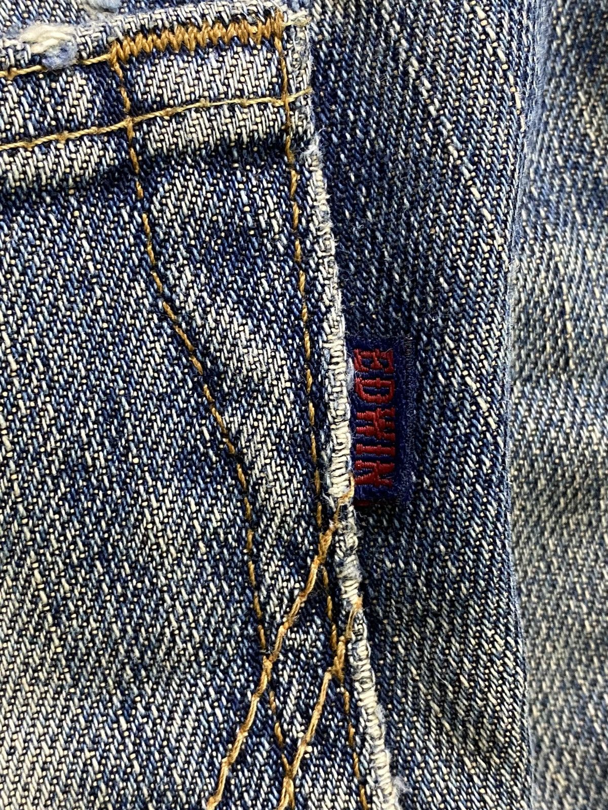 Edwin 💥VINTAGE EDWIN REWORK SHASIKO BORO JAPAN Size US 36 / EU 52 - 18 Thumbnail