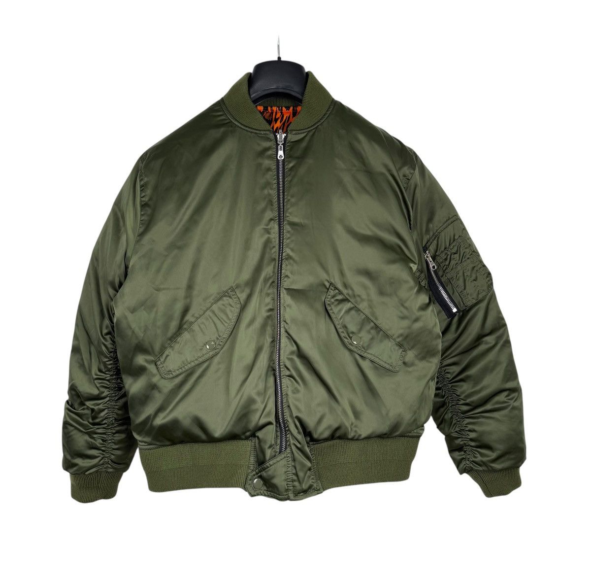 Sandro Sandro Tiger Print Reversible Down Bomber Jacket size 2 Size M / US 6-8 / IT 42-44 - 15 Thumbnail