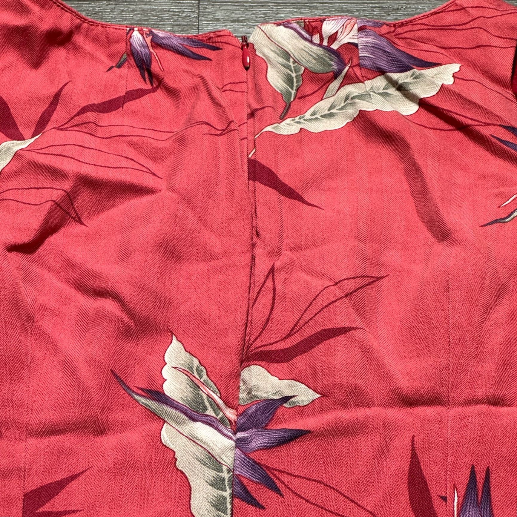 Tommy Bahama VINTAGE Tommy Bahama Dress Womens 6 Sleeveless Floral Pink Silk Maxi 90s Floral Sun Dress Women's Long Sundress Maxi Size M / US 6-8 / IT 42-44 - 7 Thumbnail