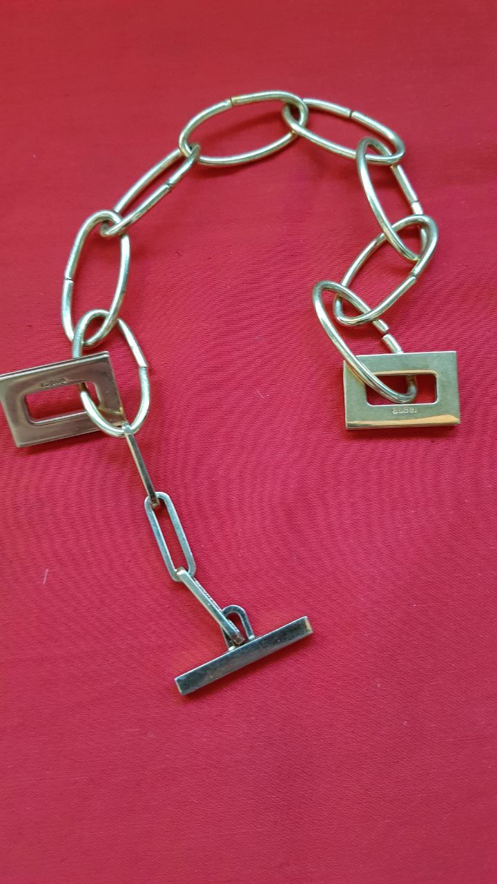 Gucci Vintage Gold-Plated Necklace, 1990s Gucci Style, 38 cm Size ONE SIZE - 1 Thumbnail
