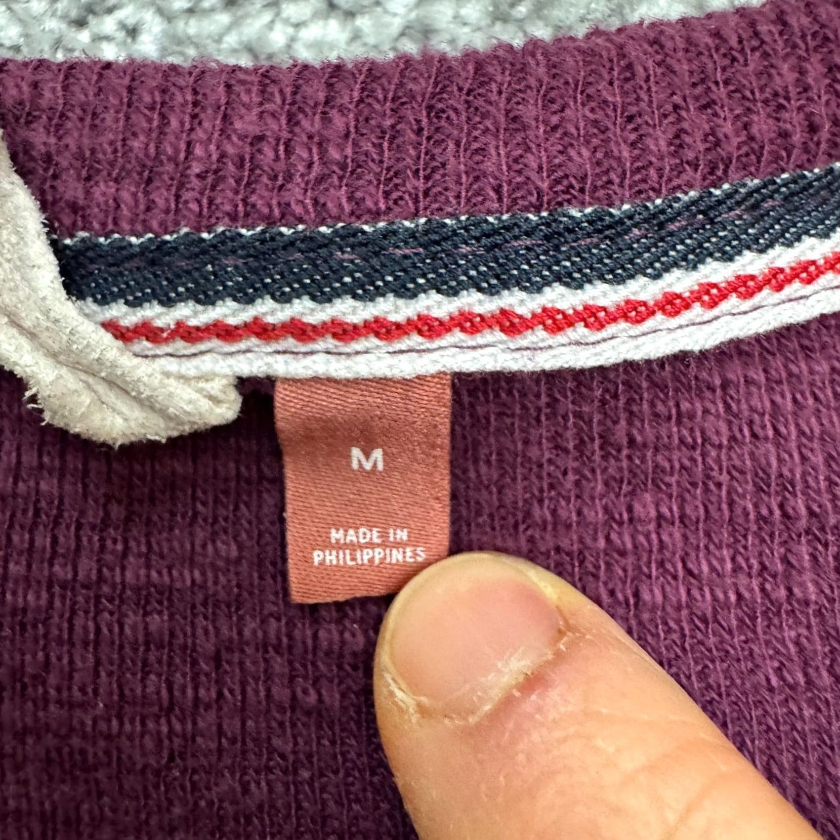 Anthropologie Anthropologie Pullover Knit Sweater Top Womens M Purple Crew Neck Raglan Sleeve Slub Knit All Seasons Relaxed Fit Vintage: No Size M / US 6-8 / IT 42-44 - 5 Thumbnail