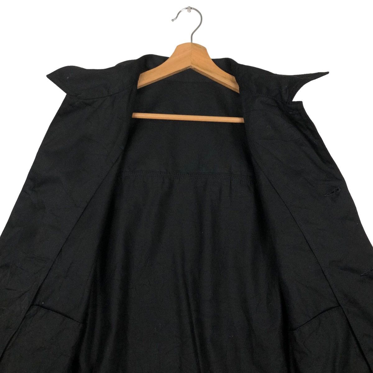 Japanese Brand 🔥Rich Black Vintage Chore Jacket Gu Japan Issey Miyake Size US L / EU 52-54 / 3 - 14 Thumbnail