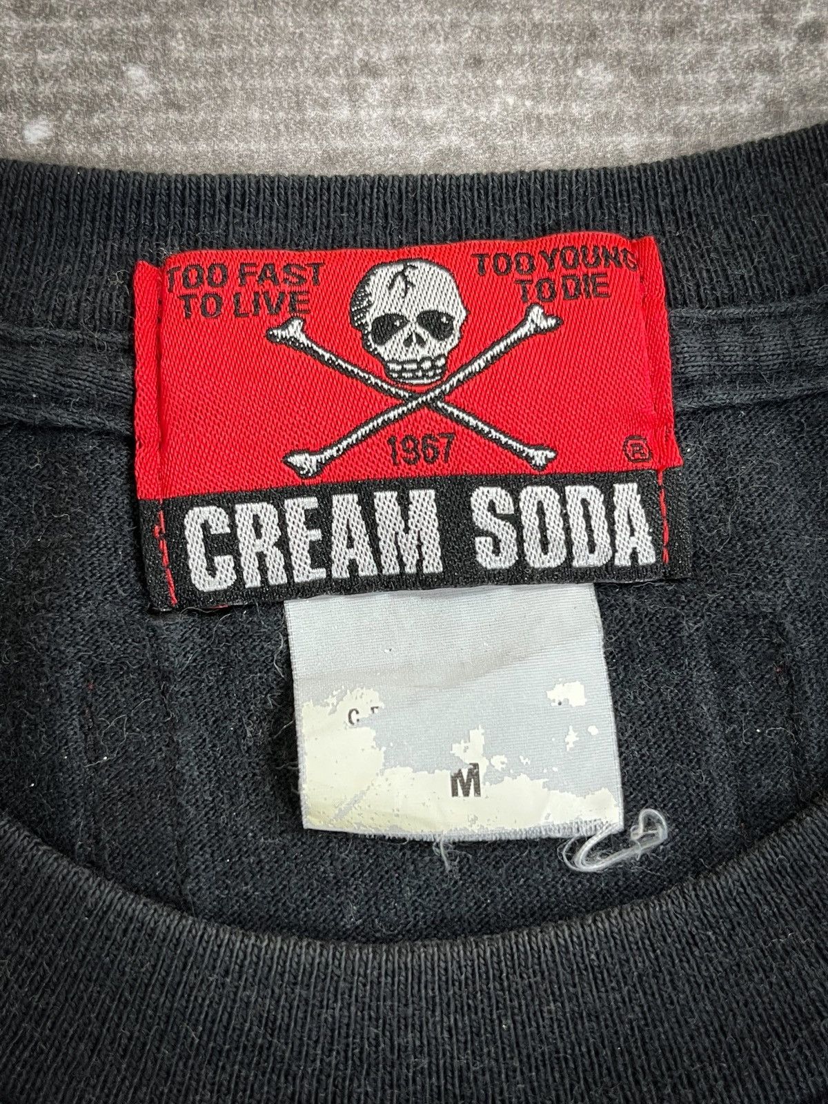 If Six Was Nine Cream Soda “Too Fast To Live Too Young To Die” T-shirt Size US M / EU 48-50 / 2 - 5 Thumbnail