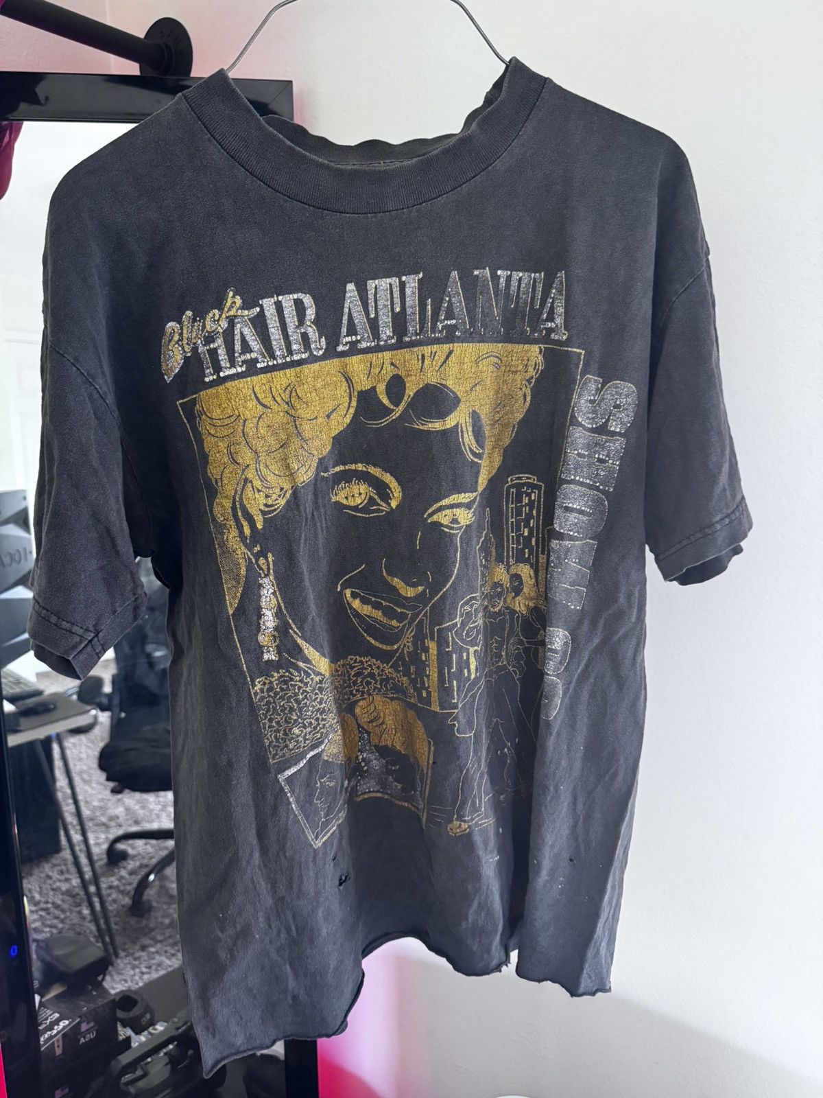 Other Vintage Black Hair Atlanta Show '98 Washed T Shirt Size US S / EU 44-46 / 1 - 2 Thumbnail