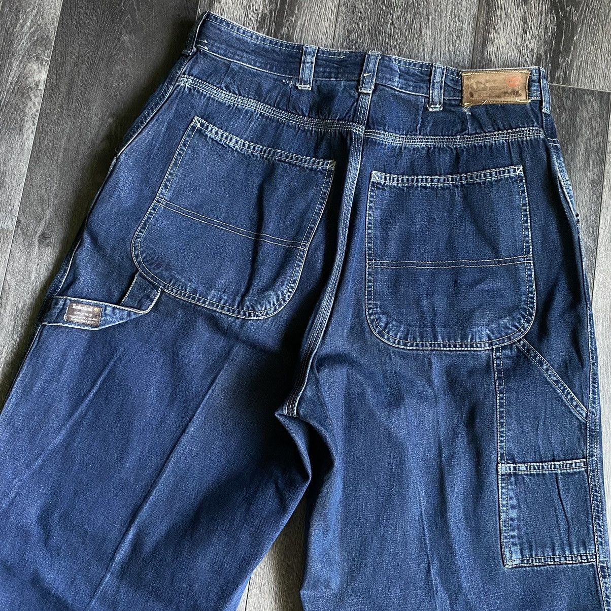 Timberland × Vintage Vintage 1990s Timberland Carpenter Baggy Denim Jeans 33x30 Size US 33 - 1 Thumbnail