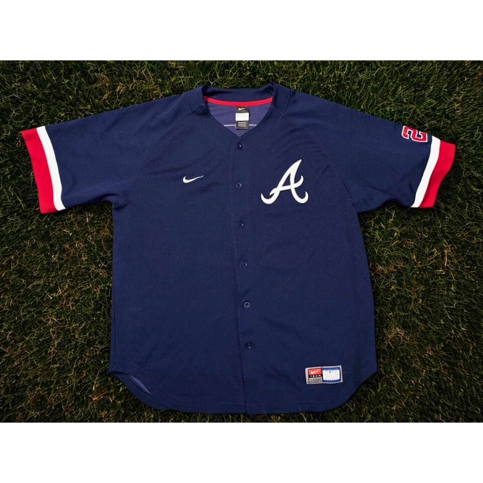 Nike Atlanta Braves Jason Heyward Nike Baseball Jersey Large MLB Size US L / EU 52-54 / 3 - 2 Thumbnail