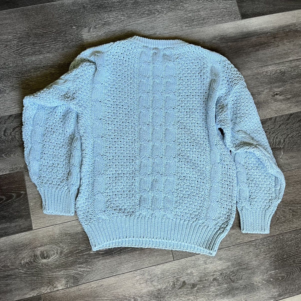Vintage Vintage 1990s Greek Knitwear Cable Knit Fisherman Sweater Size US M / EU 48-50 / 2 - 2 Thumbnail