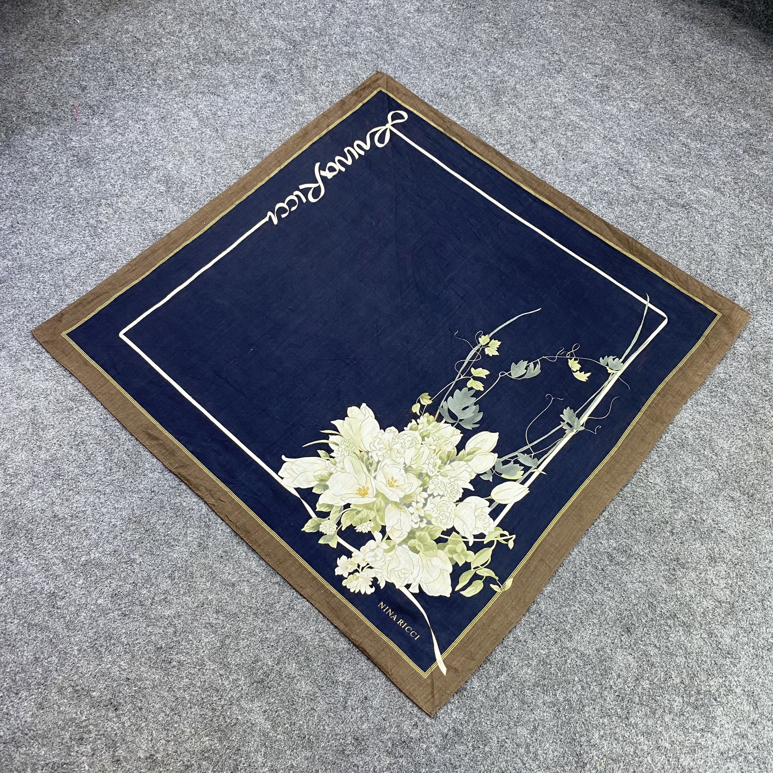 Nina Ricci Nina Ricci Handkerchief Neckerchief Bandana-B2026 Size ONE SIZE - 4 Thumbnail