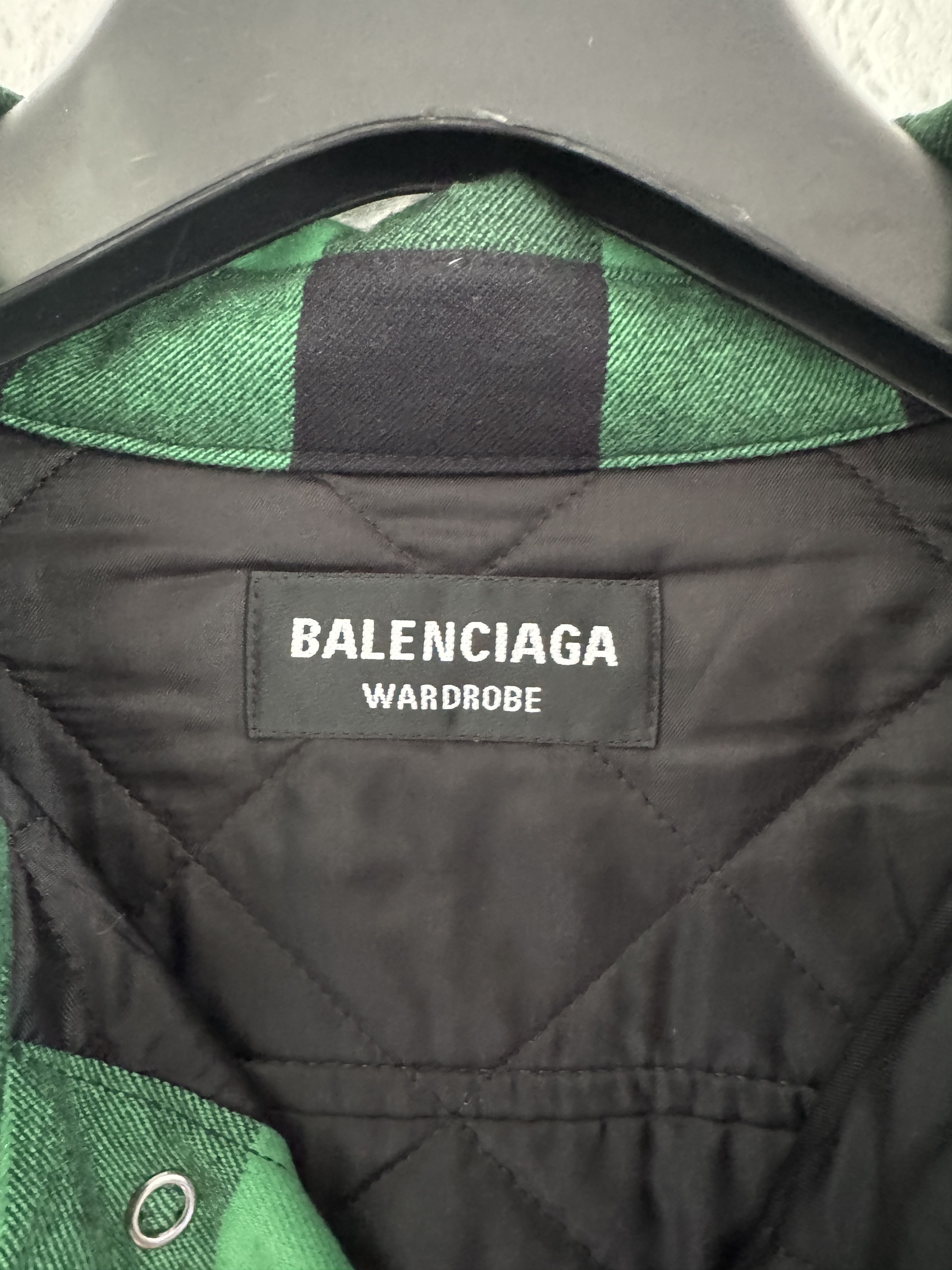 Balenciaga Padded Oversized Check Shirt Size US S / EU 44-46 / 1 - 17 Thumbnail