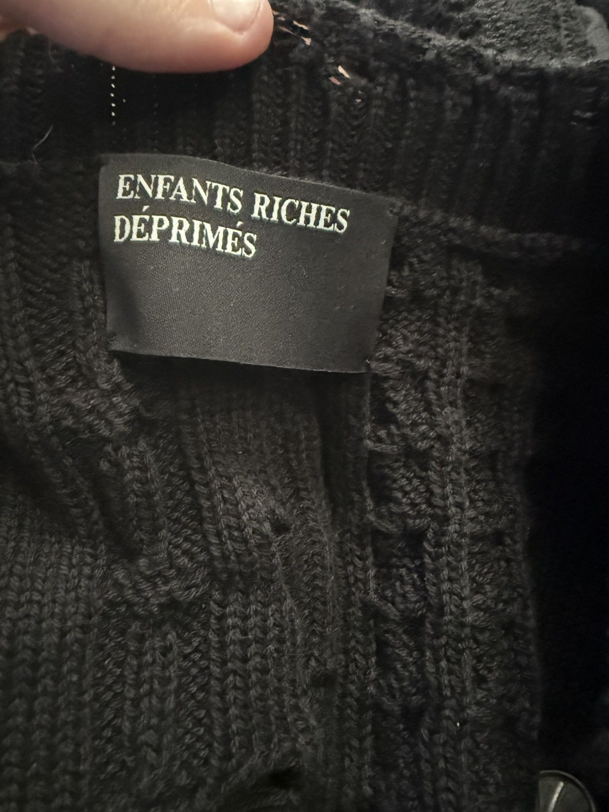 Enfants Riches Deprimes ERD cropped cardigan Size US S / EU 44-46 / 1 - 6 Thumbnail