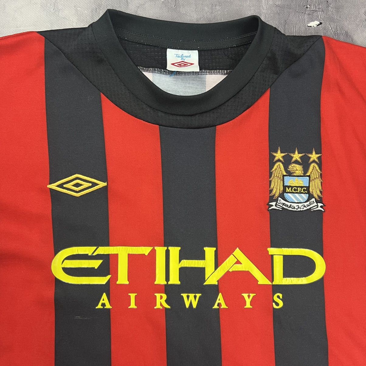 Umbro Rare! Carlos Tevez 32 Umbro Manchester City 00s Jersey Size US M / EU 48-50 / 2 - 16 Thumbnail