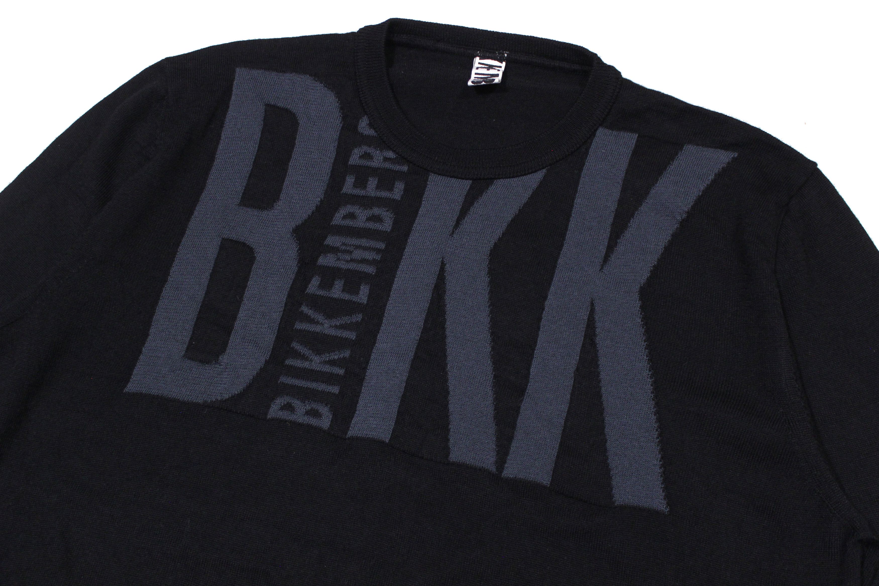 Dirk Bikkembergs Big Logo Wool Acryl Knit Size US XL / EU 56 / 4 - 3 Thumbnail