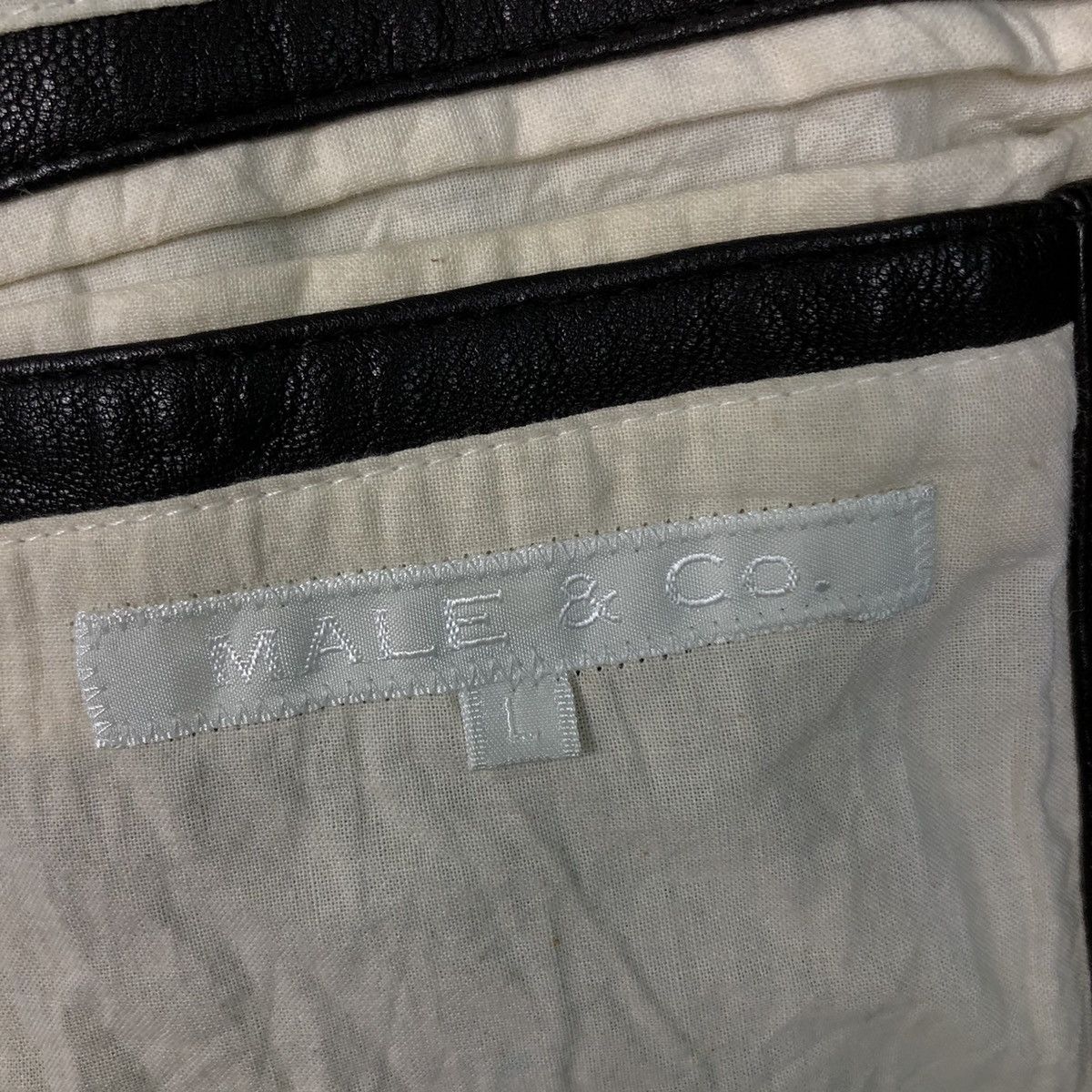 Japanese Brand 📌Vintage Biker Leather Jacket Male & Co. Issey Miyake Size US L / EU 52-54 / 3 - 18 Thumbnail
