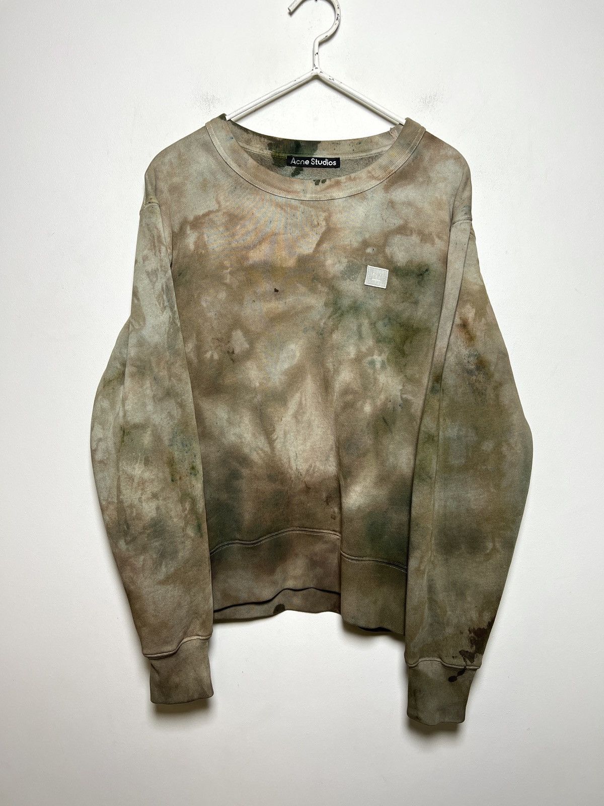 Acne Studios Custom-dyed Acne Studios face logo sweatshirt Size US M / EU 48-50 / 2 - 1 Thumbnail