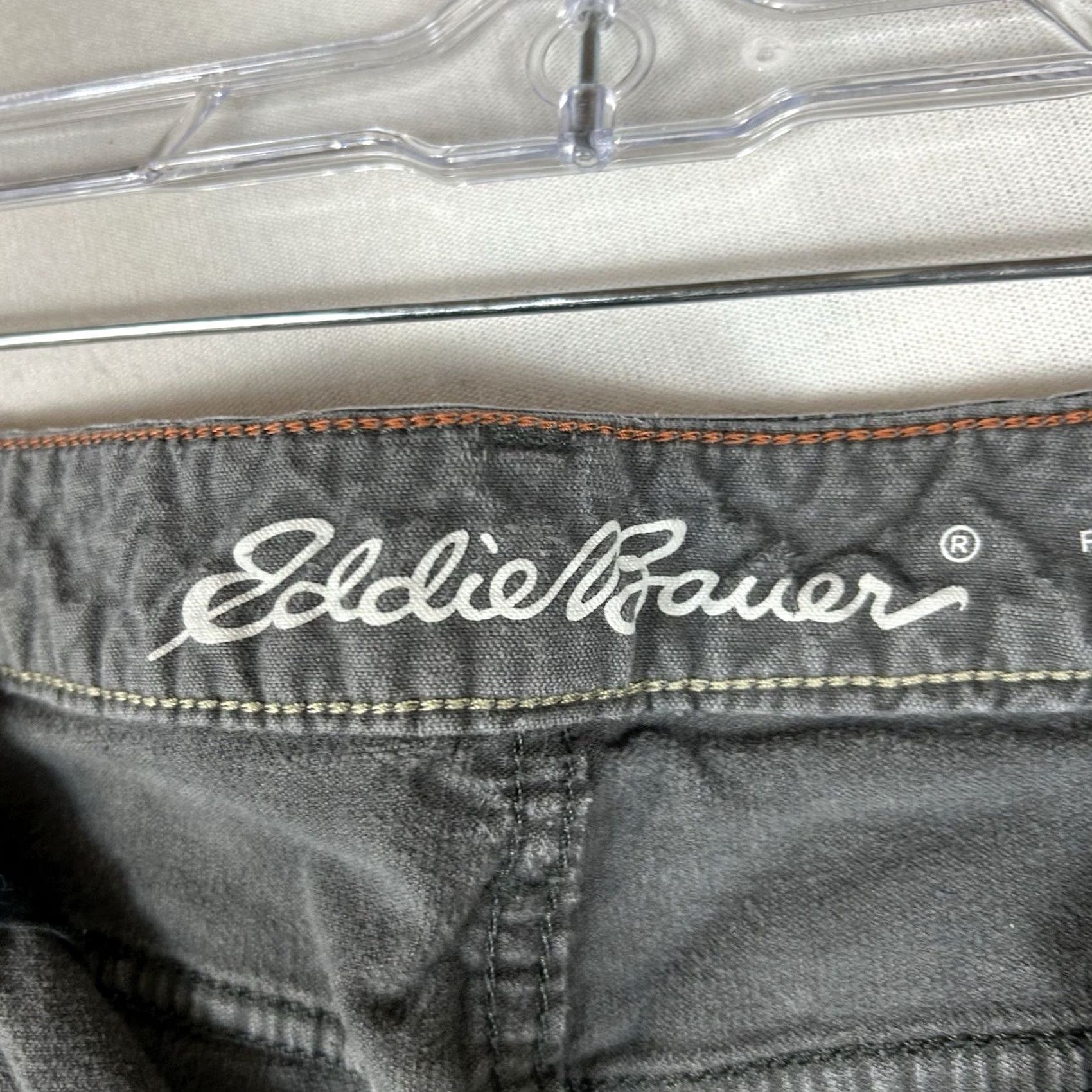 Eddie Bauer Eddie Bauer Boyfriend Slim Fit Corduroy Pants Womens 6 Gray Chino Casual Size 28" / US 6 / IT 42 - 5 Thumbnail