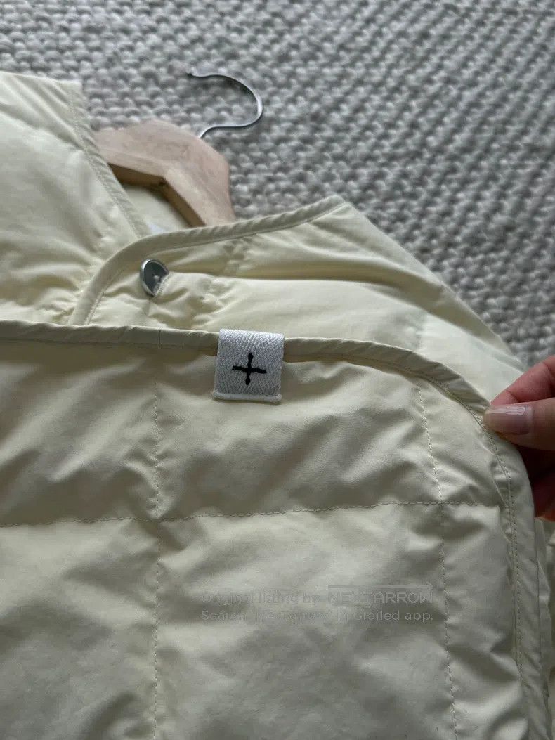 Jil Sander Jil Sander size 34 Beige checkered down jacket Size XS / US 0-2 / IT 36-38 - 6 Thumbnail