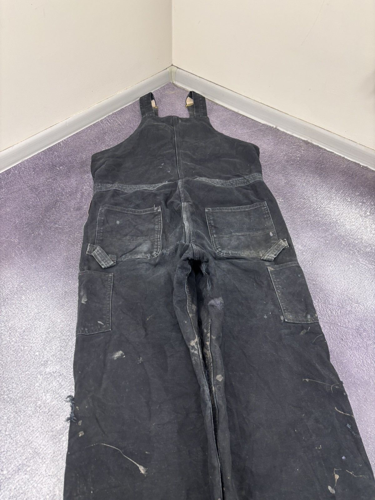 Carhartt Vintage Carhartt R38 BLK Bib Overalls Double Knee Insulated Size US 40 / EU 56 - 19 Thumbnail
