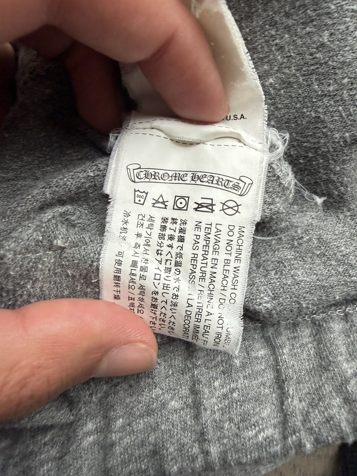 Chrome Hearts Size L - Chrome Hearts Horseshoe Grey Shorts Size US 34 / EU 50 - 5 Thumbnail