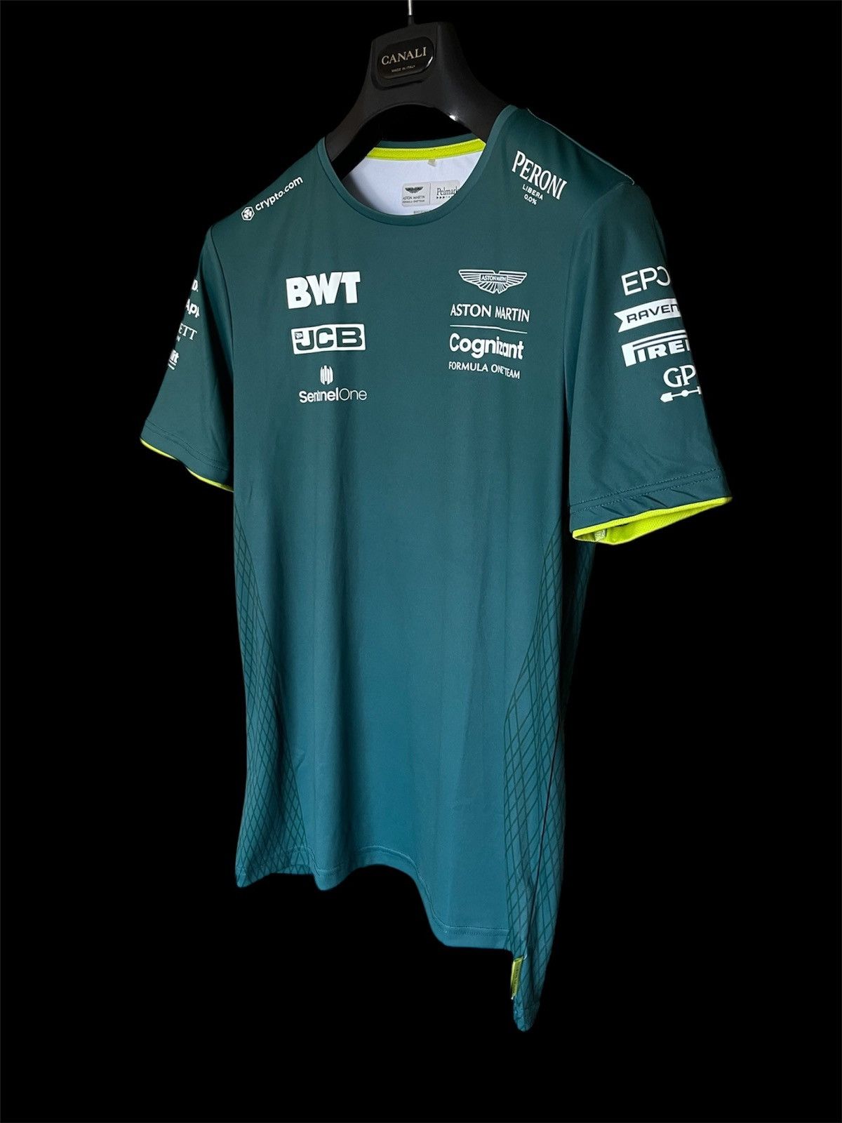 Formula 1 Aston Martin Pelmark formula 1 team green jersey Size US M / EU 48-50 / 2 - 4 Thumbnail