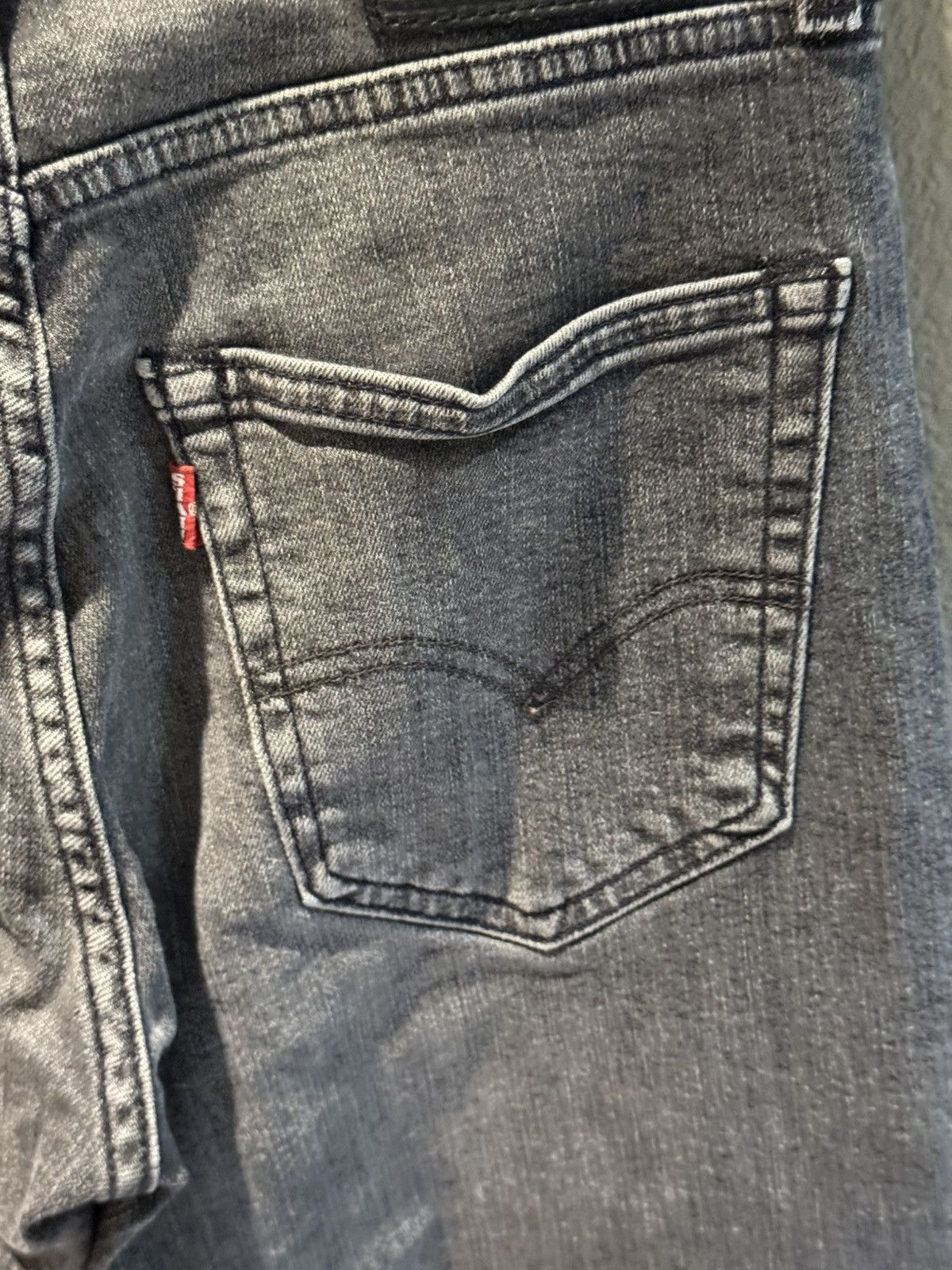 Levi's Levis Premium Black Slim Fit Skinny Faded Black Denim Size US 30 / EU 46 - 10 Thumbnail