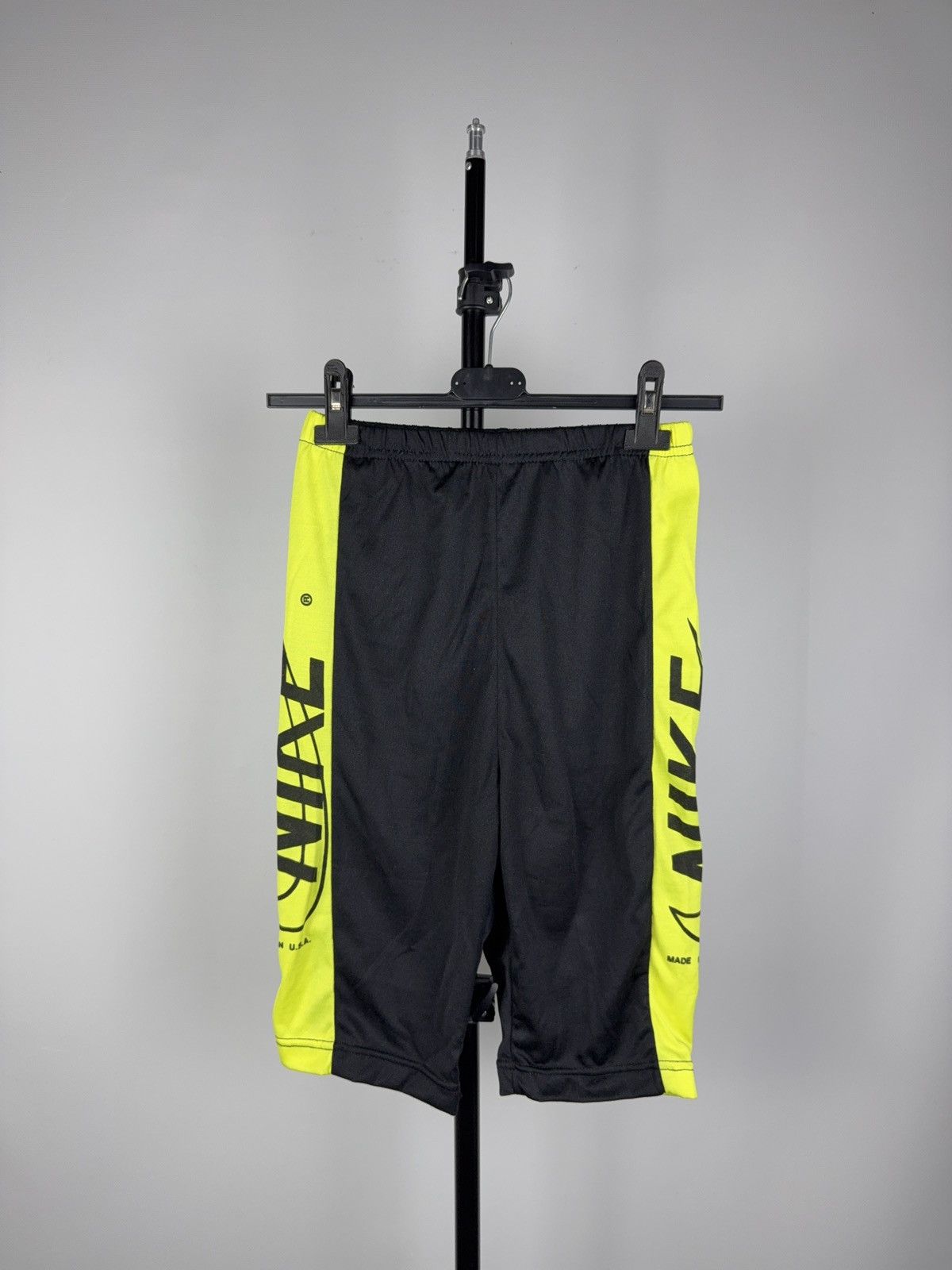 Nike × Vintage Vintage Nike Made in USA Big Logo Bike Shorts Thermo Size S Size US 30 / EU 46 - 1 Thumbnail