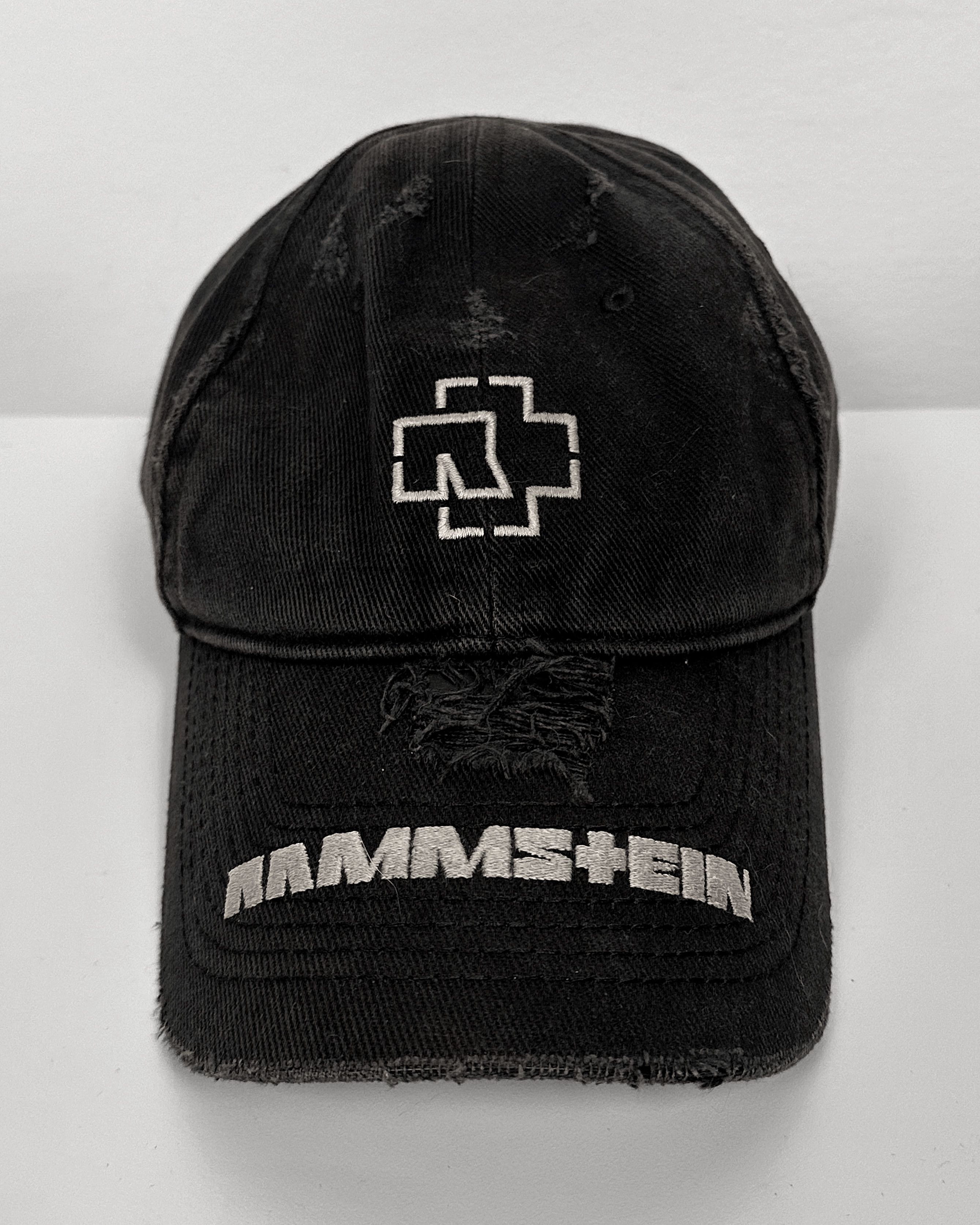 Balenciaga Balenciaga Rammstein Limited Edition Distressed Hat Size ONE SIZE - 4 Thumbnail