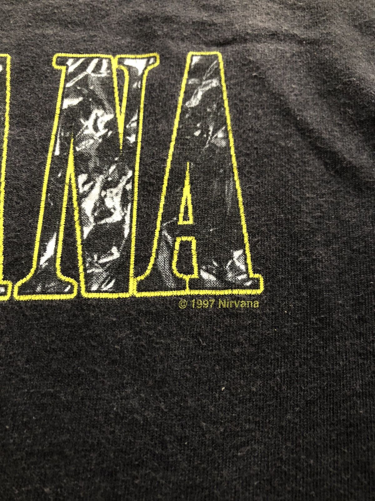 Band Tees × Nirvana × Vintage Vintage Nirvana 1997 Smile face king of grunge Size US M / EU 48-50 / 2 - 5 Thumbnail