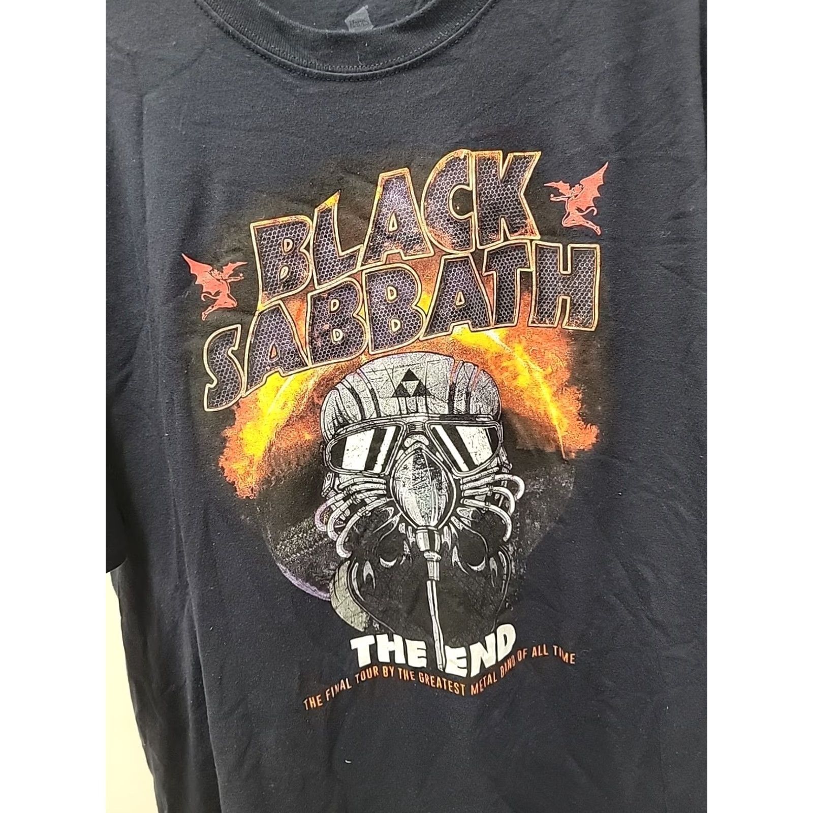 Hanes VINTAGE Black Sabbath The End Final Shows Ever Tour Double Sided Graphic T-Shirt 2XL Blue Mens T-Shirt Graphic Print Double-Sided Band 90s/Concert Size US XXL / EU 58 / 5 - 2 Thumbnail