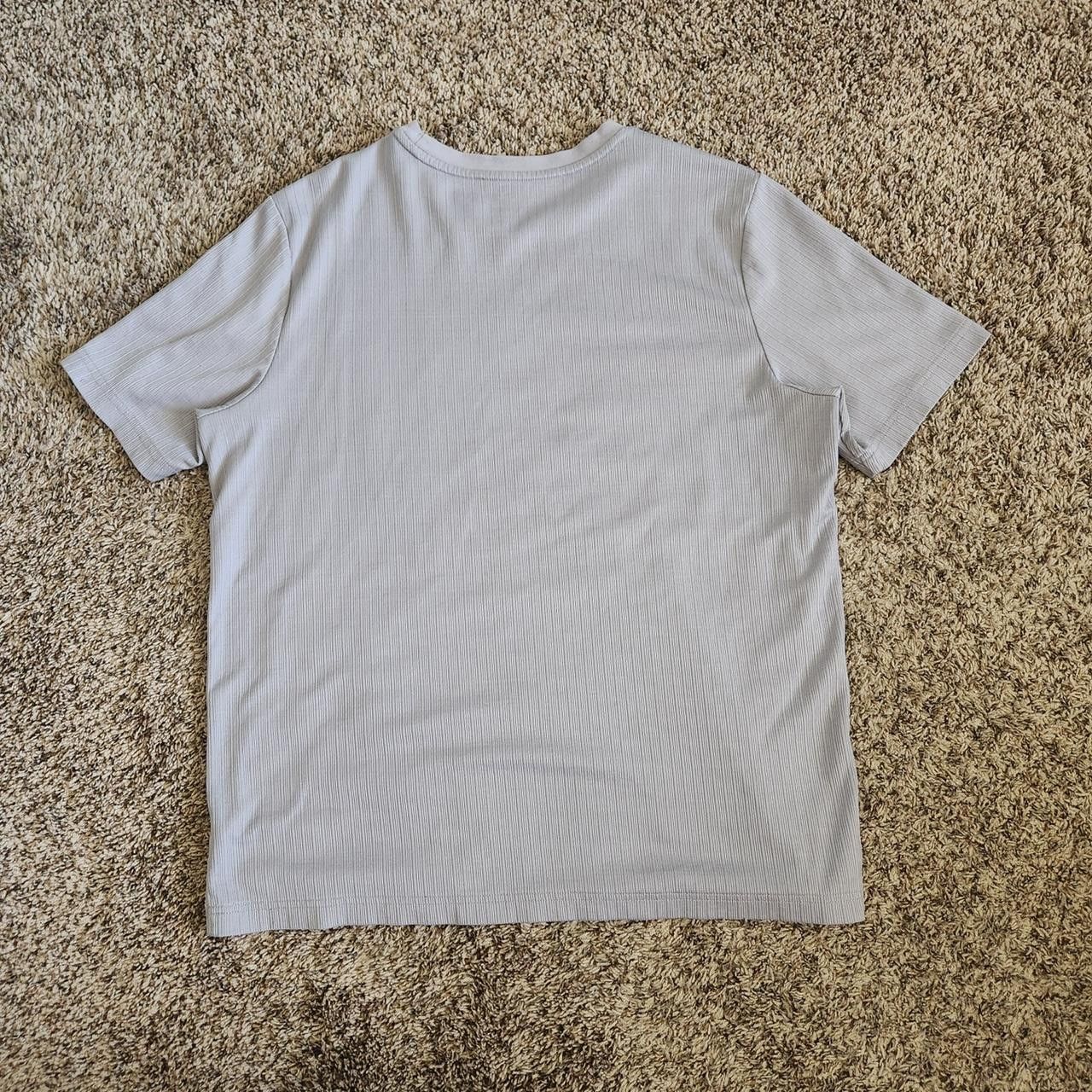 Croft & Barrow Croft & Barrow Blank Textured T-Shirt Striped Lavender Size US L / EU 52-54 / 3 - 6 Thumbnail