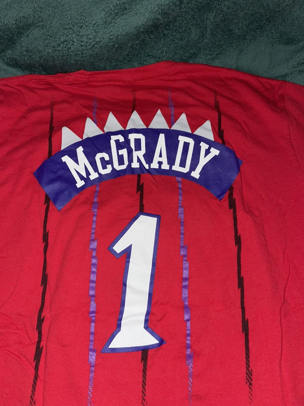 Mitchell & Ness × NBA Hardwood Classics Tracy McGrady Name & Number Tee Size US XL / EU 56 / 4 - 2 Thumbnail