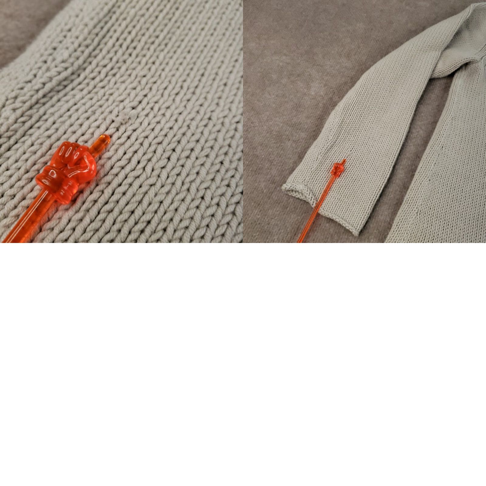 The Territory Ahead Territory Ahead Cardigan Womens Medium Beige Knit Pockets Button Size M / US 6-8 / IT 42-44 - 8 Thumbnail