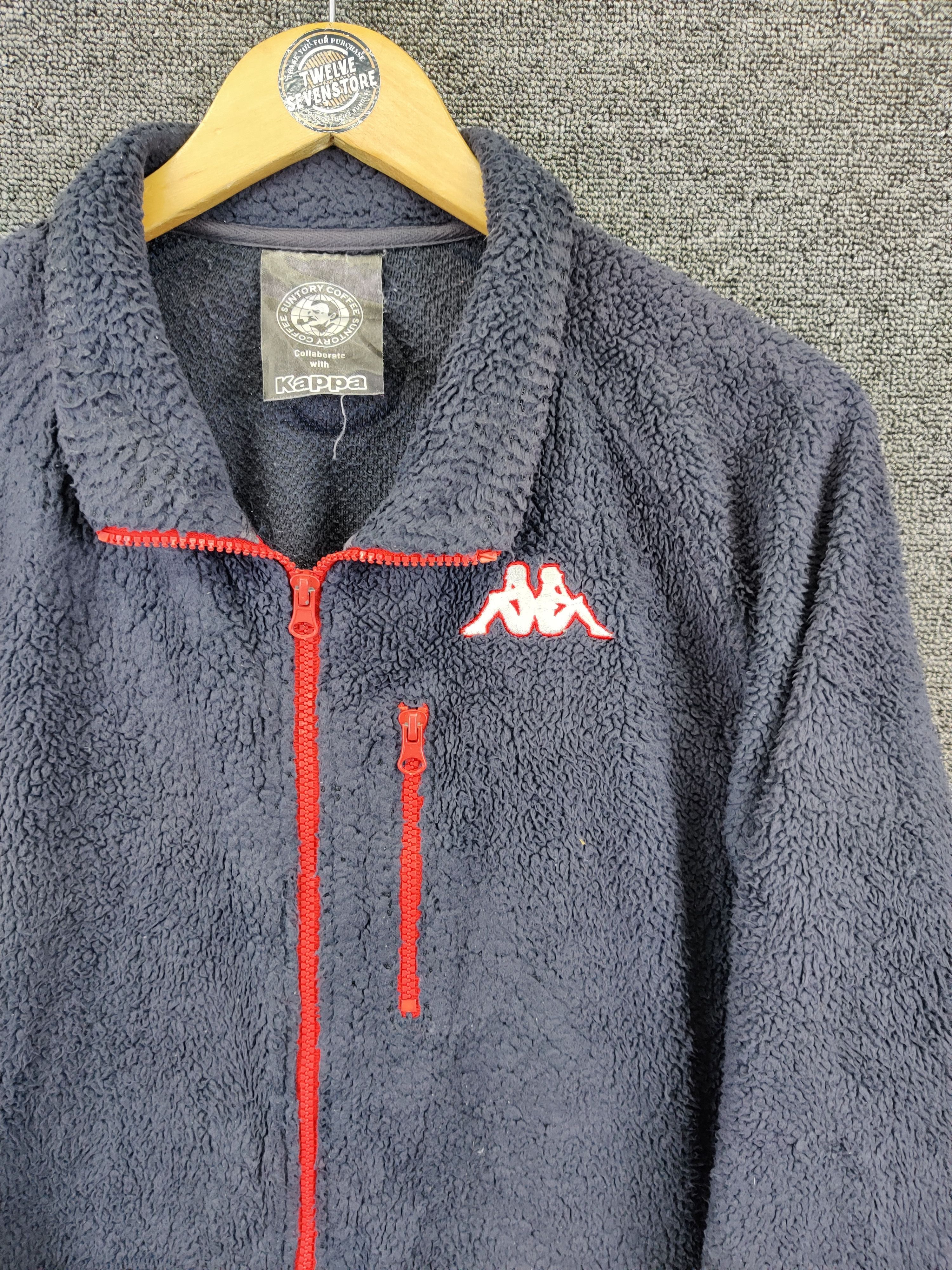 Kappa Vintage Suntory Coffee x Kappa Fleece Zipper Jacket Size US L / EU 52-54 / 3 - 7 Thumbnail