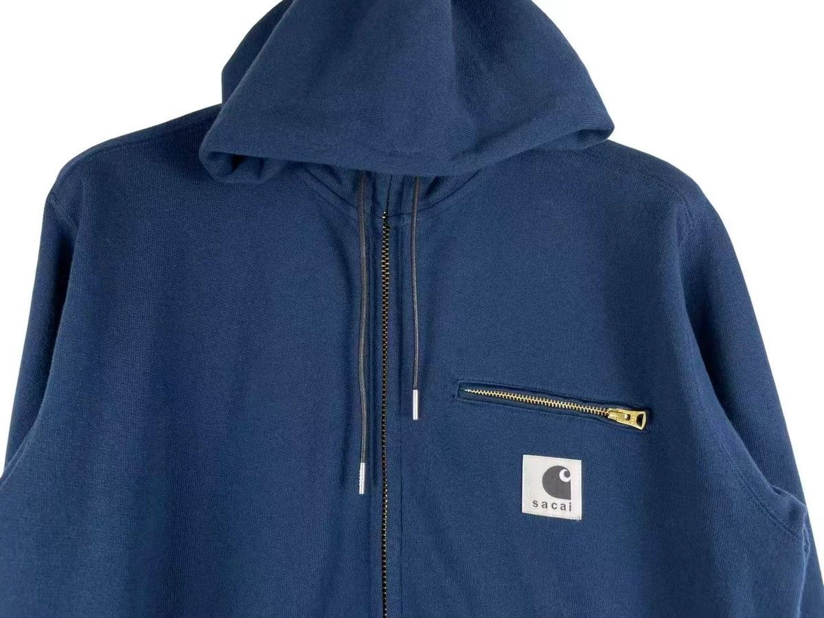 Carhartt Wip × Sacai Sacai x Carhartt WIP SS26 Zip-Up Hoodie Size US M / EU 48-50 / 2 - 3 Thumbnail