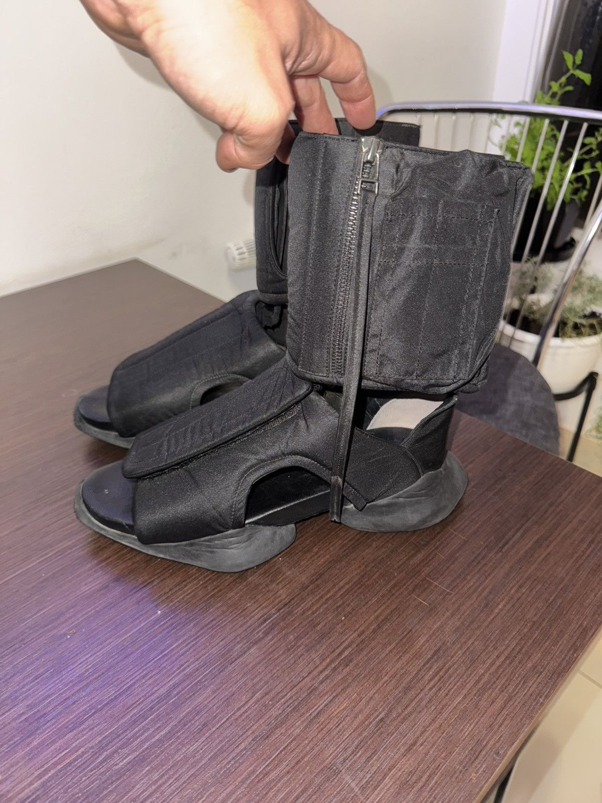 Adidas × Rick Owens Rick owens x Adidas SS16 Cargo Sandals “Cyclops” Size US 7.5 / EU 40-41 - 1 Thumbnail