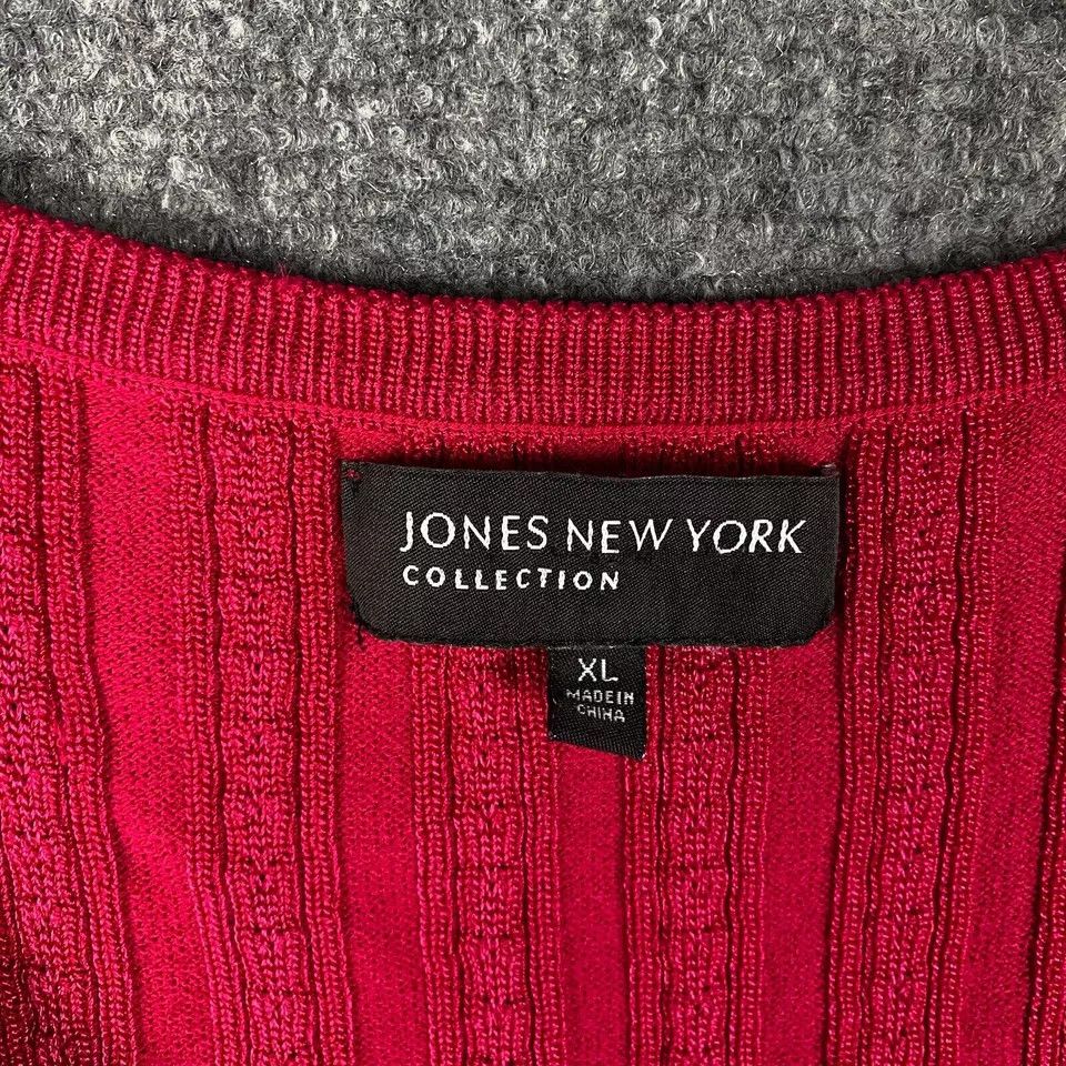 Jones New York Jones New York Tank Top Women's XL Hot Rayon Blend Adults Size XL / US 12-14 / IT 48-50 - 3 Thumbnail