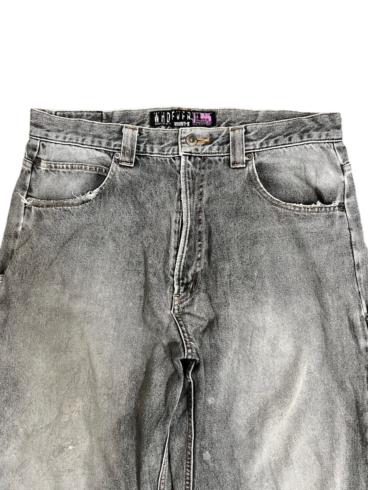 POST ARCHIVE FACTION (PAF) Vintage Whoever Denim Baggy Cargo Style Jeans Size US 34 / EU 50 - 2 Thumbnail