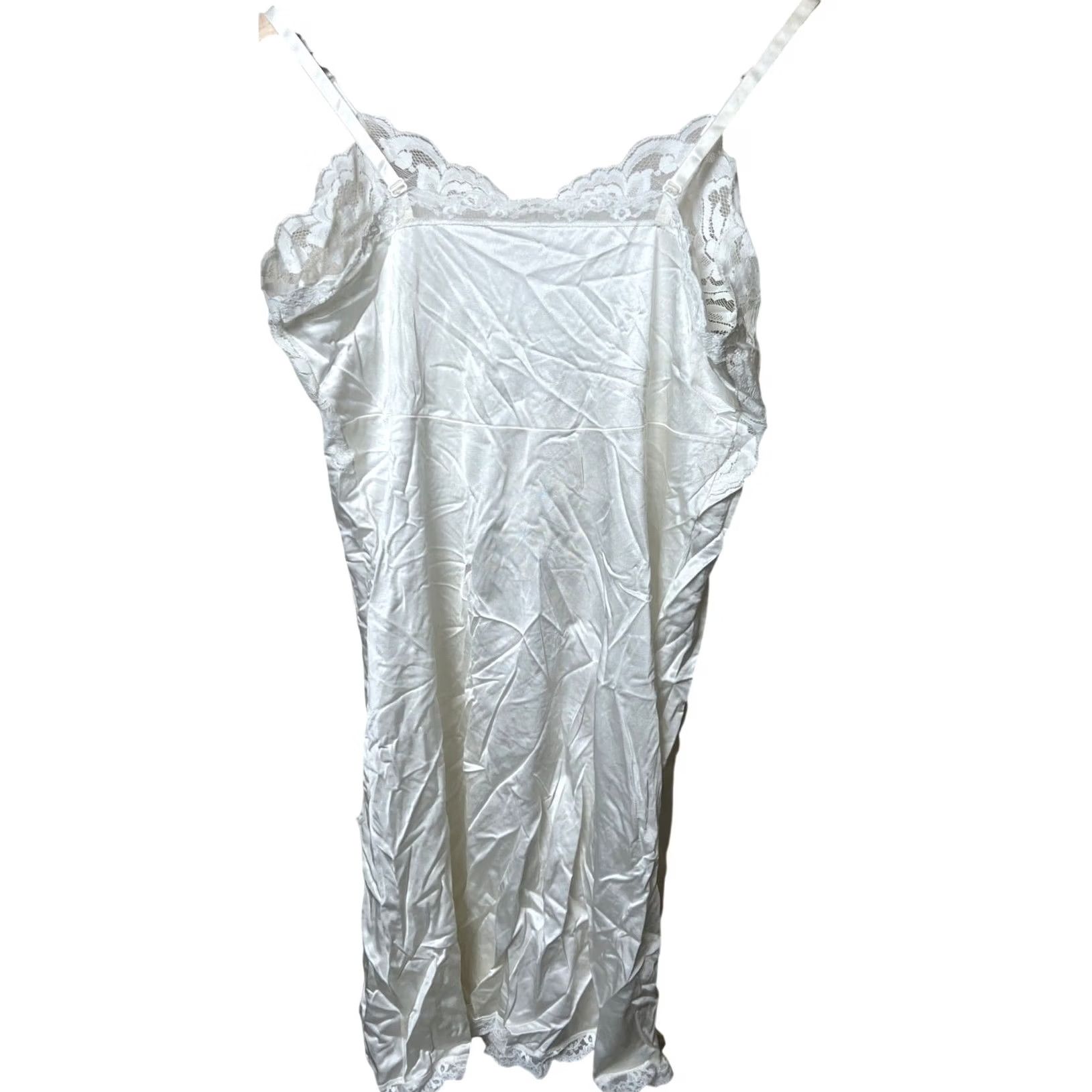 Vintage VINTAGE Slip Dress Adjustable White Petite Size 36 Size XS / US 0-2 / IT 36-38 - 2 Thumbnail