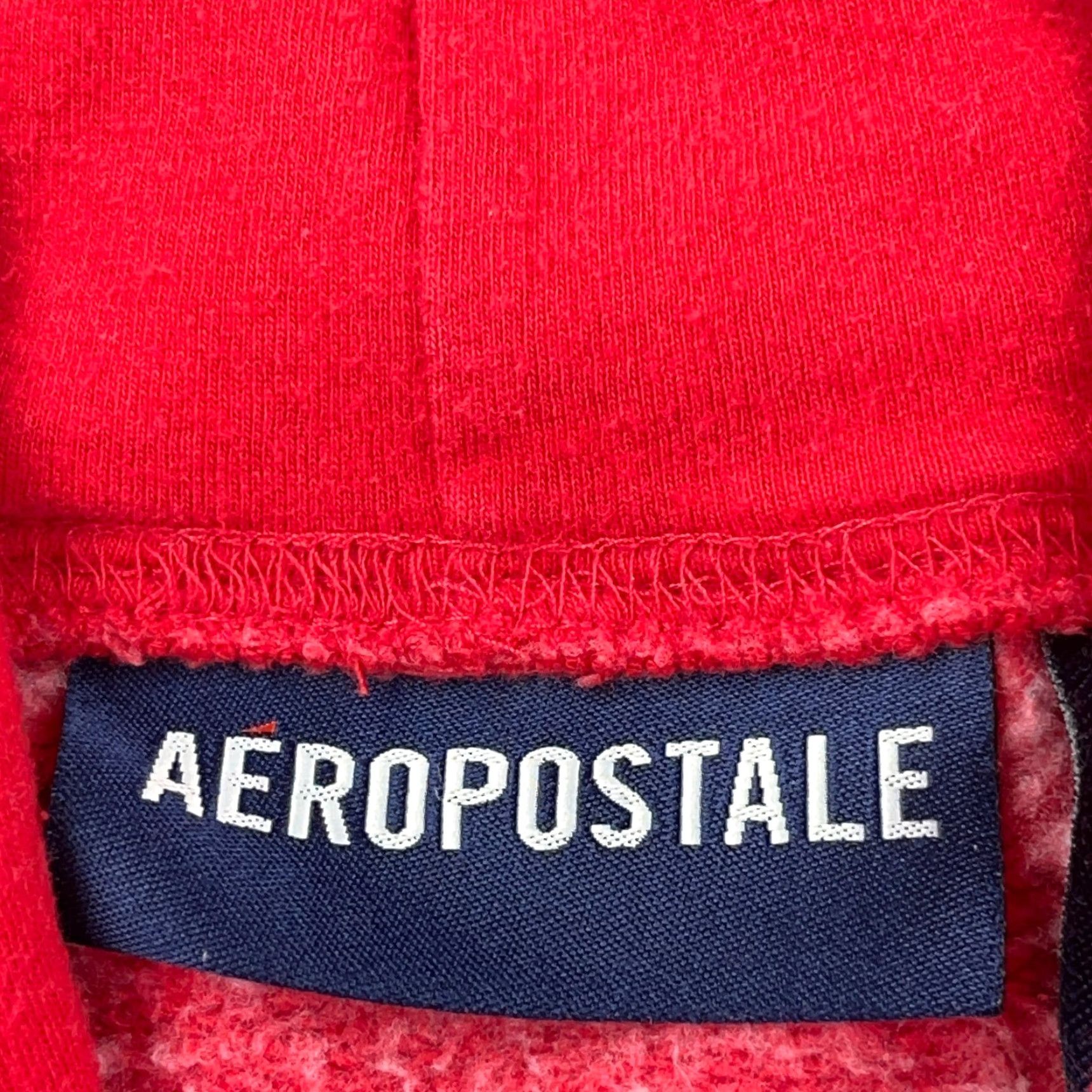 Aeropostale VINTAGE Aeropostale Hoodie Men L Red Sweatshirt 2000s Skate Punk Design Logo Embroidered USA 90s Cartoon Grunge Retro Pullover Crew Neck Size US L / EU 52-54 / 3 - 7 Thumbnail