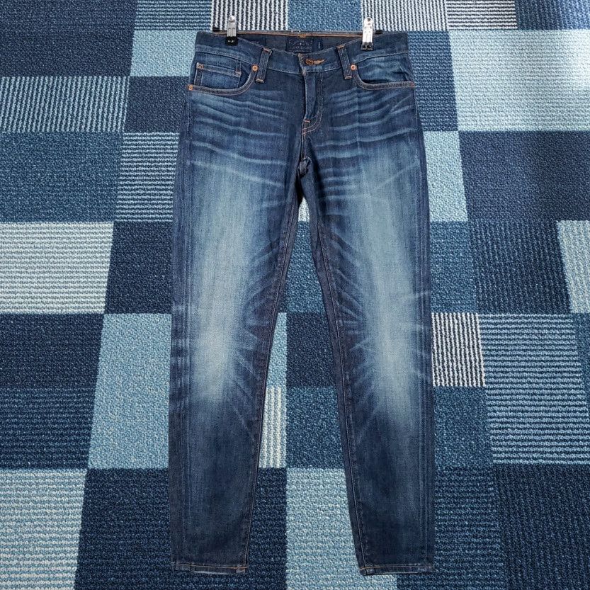 Lucky Brand Lucky Brand Jeans Womens 00 Blue Sienna Cigarette Slim Stretch Whiskered Size 24" / US 00 / IT 34 - 1 Thumbnail