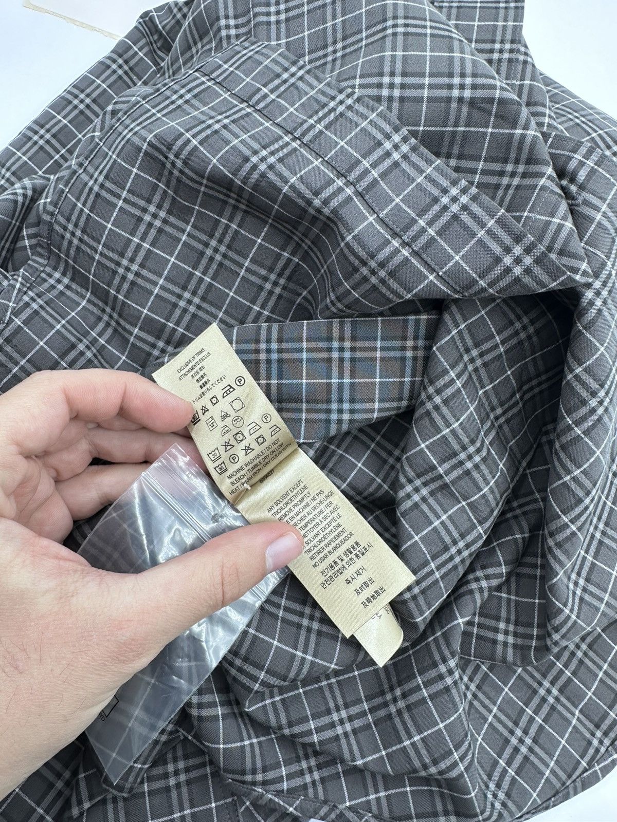 Burberry BURBERRY CHECKERED SHIRT - **RETAIL 690$** Size US XXL / EU 58 / 5 - 10 Thumbnail